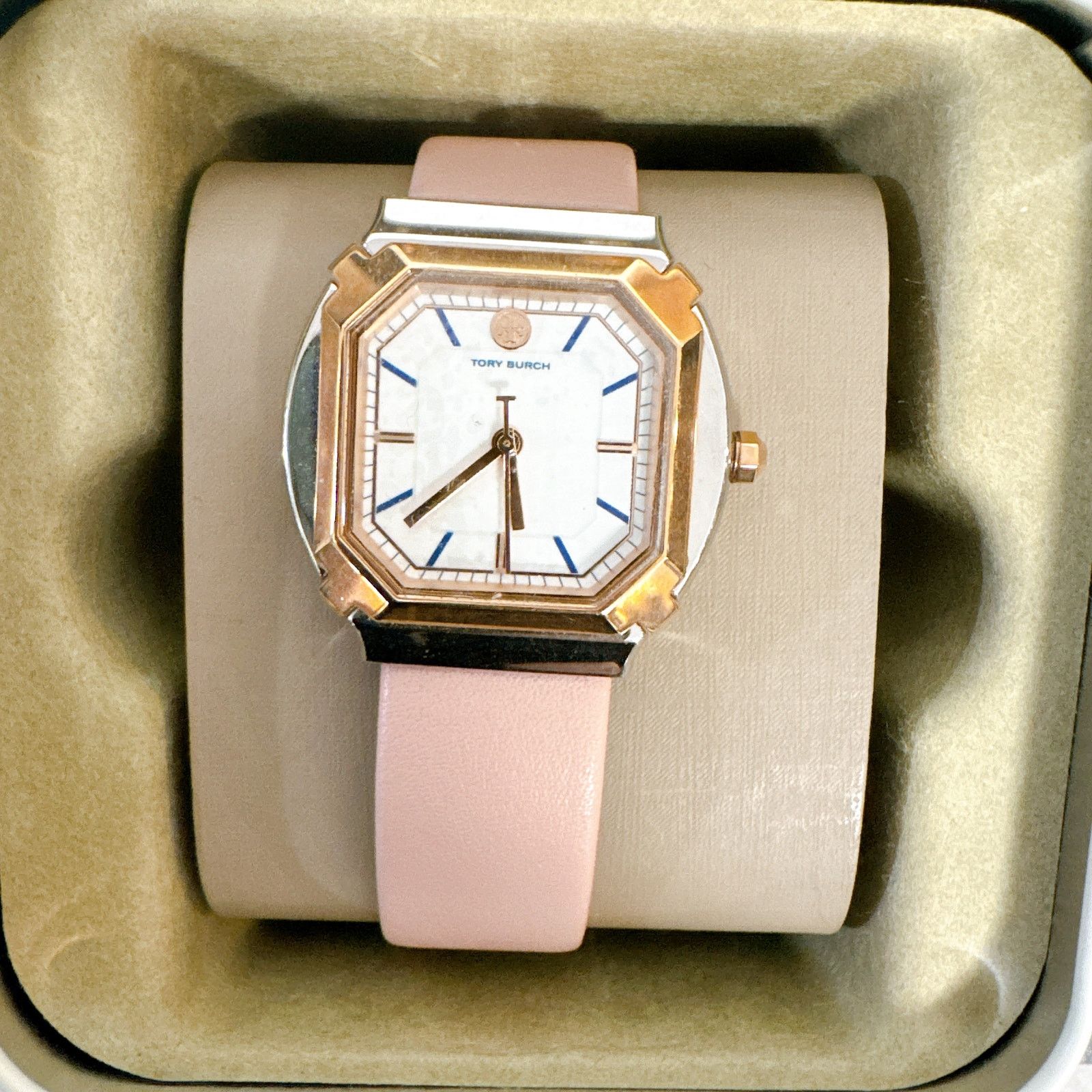 Tory Burch Tory Burch TBW5101 Blake Two Tone Rose Gold r Pink Watch Size ONE SIZE - 1 Thumbnail