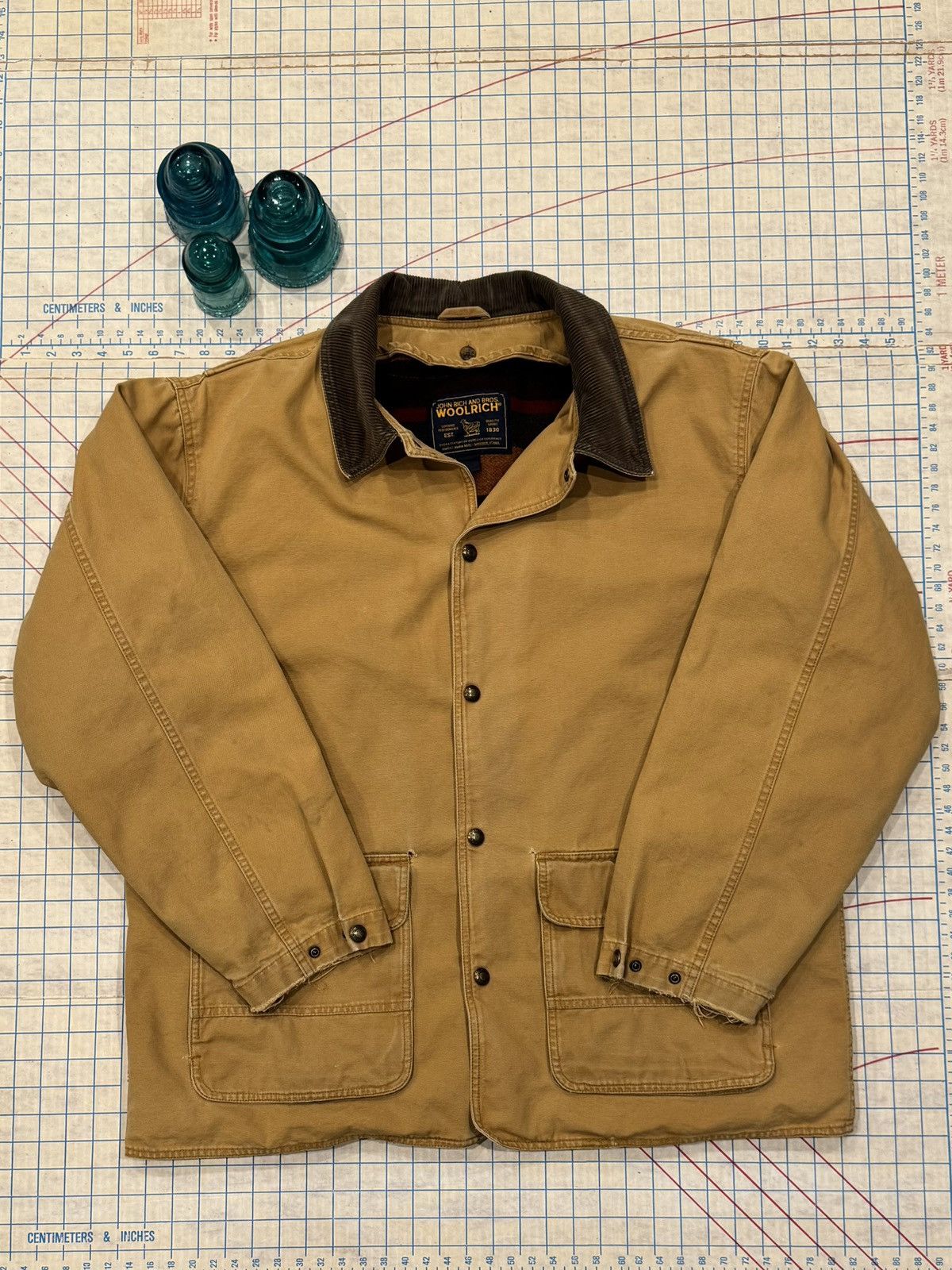 Woolrich Woolen Mills Vintage Woolrich Chore Coat / Barn Jacket With Blanket Liner Size US XL / EU 56 / 4 - 11 Thumbnail