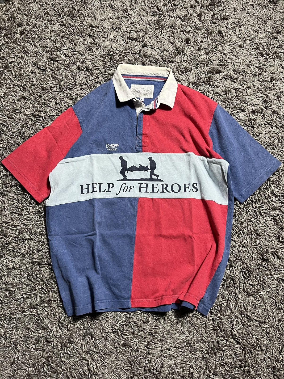 Cotton Traders COTTON TRADERS VINTAGE 1990s REGBY HEAVY COTTON JERSEY Size US XL / EU 56 / 4 - 1 Thumbnail