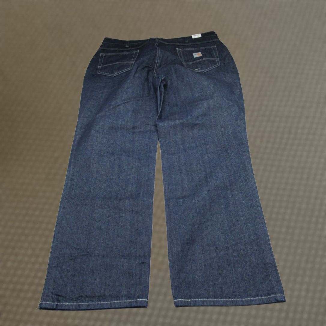 Carhartt VINTAGE Carhartt FR Jeans Mens 40x32 Wide Leg Flame Resistant Work Rugged Boot Relax NEW Size US 40 / EU 56 - 1 Thumbnail