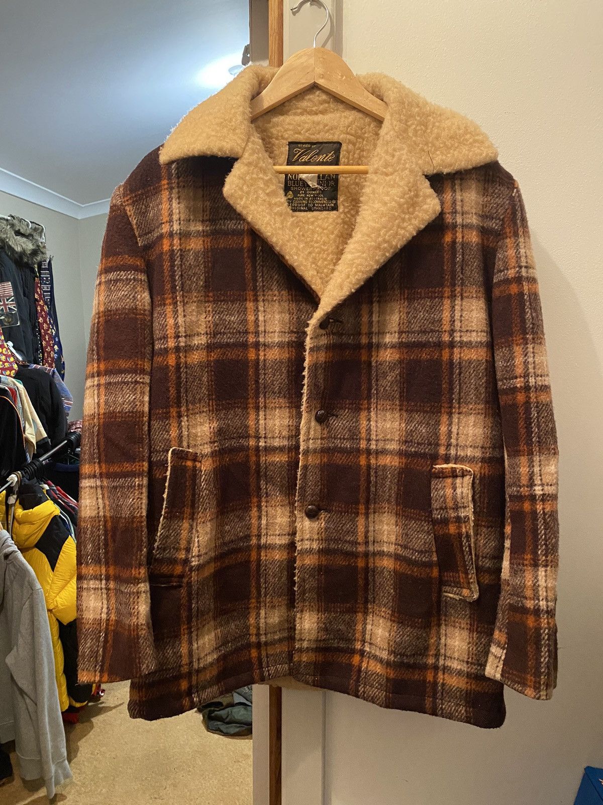 Bluey Vintage 60 s 70 s Norwellan Bluey Junior lumberjacket. Grailed