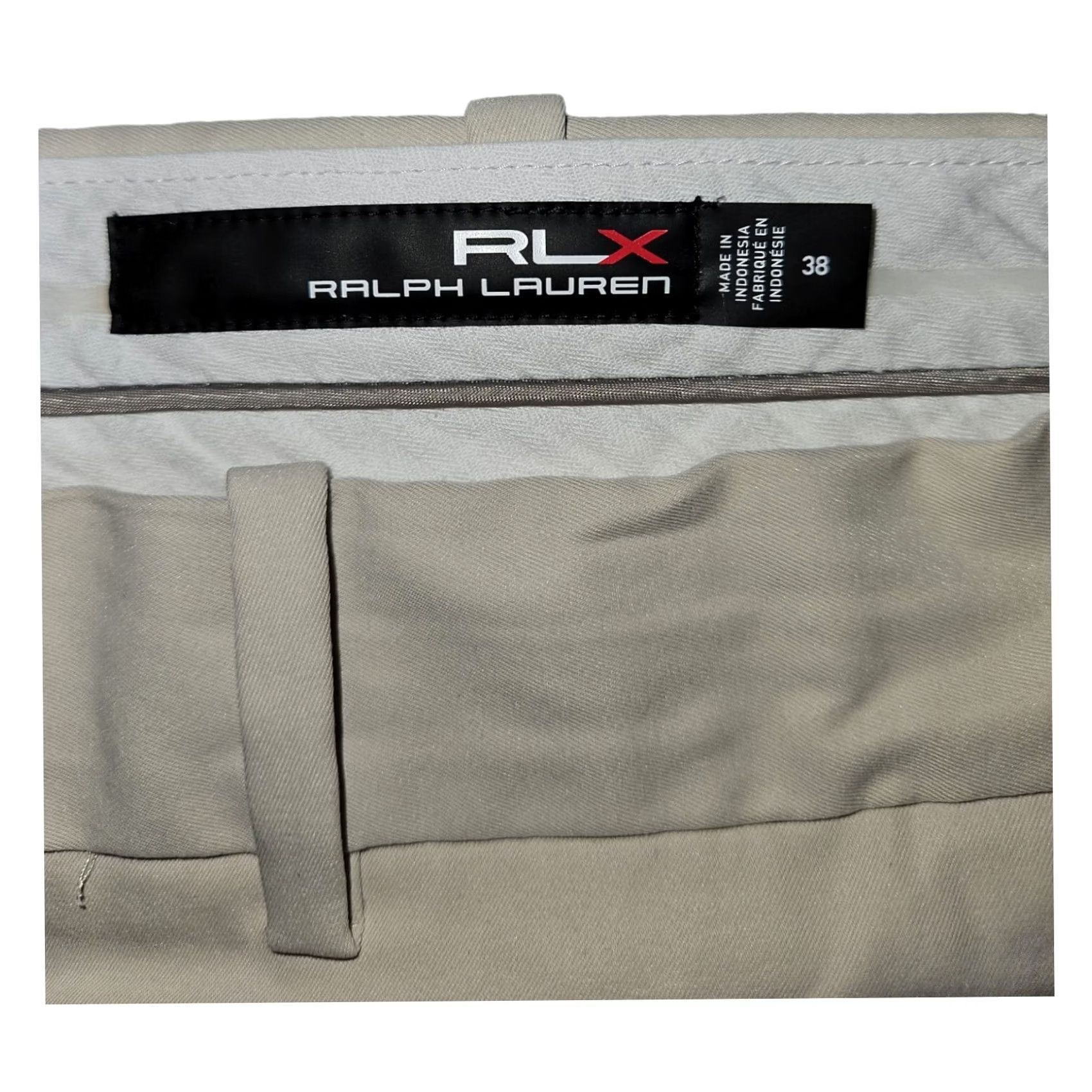 Ralph Lauren RLX Ralph Lauren Chino Shorts Mens 38 Ivory Stretch Casual Golf Outdoors Short Chino Mens 38 Ivory RLX Polo Logo Size US 38 / EU 54 - 2 Thumbnail