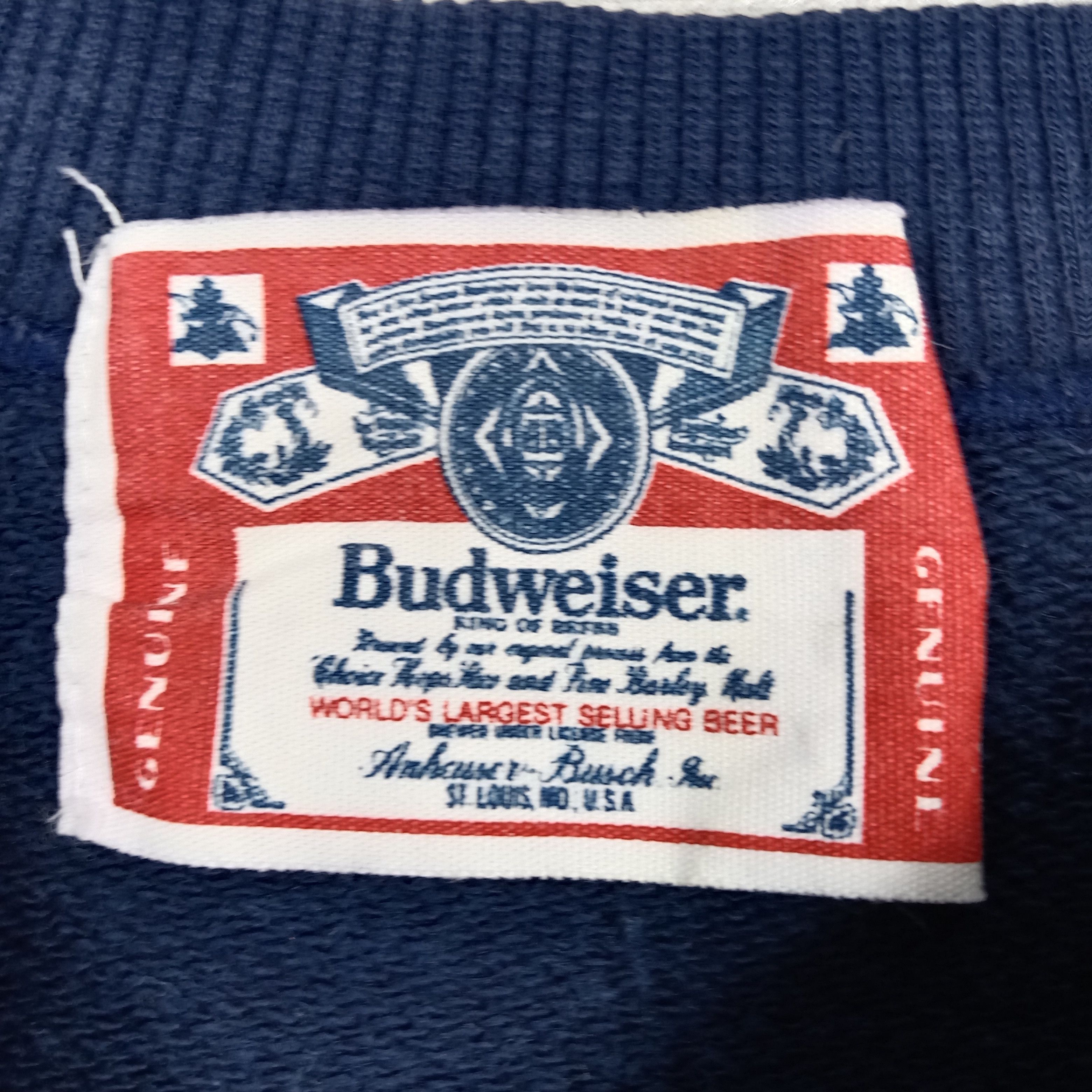 Budweiser 90's Budweiser King of Beers Sweatshirt C290N29 Size US M / EU 48-50 / 2 - 3 Thumbnail