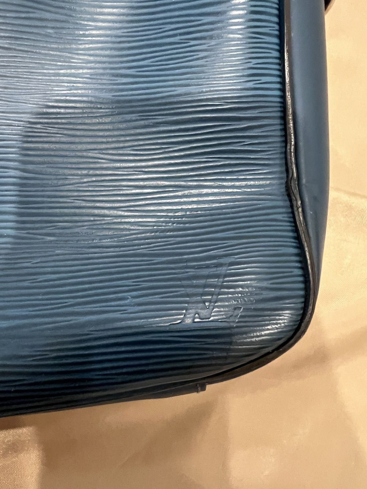 Louis Vuitton LOUIS VUITTON Epi Porte Document Business Briefcase Blue Size ONE SIZE - 8 Thumbnail