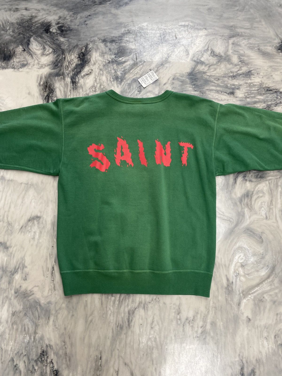 Saint Michael Saint Michael Goat crewneck green large authentic Size US L / EU 52-54 / 3 - 5 Thumbnail