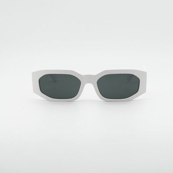 Versace Versace VE4489U 314/87 Sunglasses White Rectangle Frame Size ONE SIZE - 3 Thumbnail