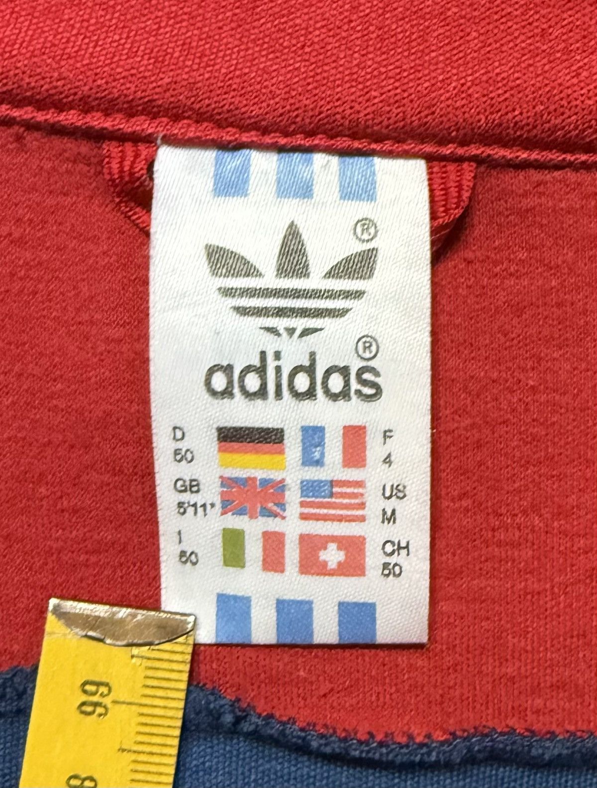 Adidas Vintage Adidas (Made in Yugoslavia) Tracksuit Jacket 1980's Size US M / EU 48-50 / 2 - 9 Thumbnail