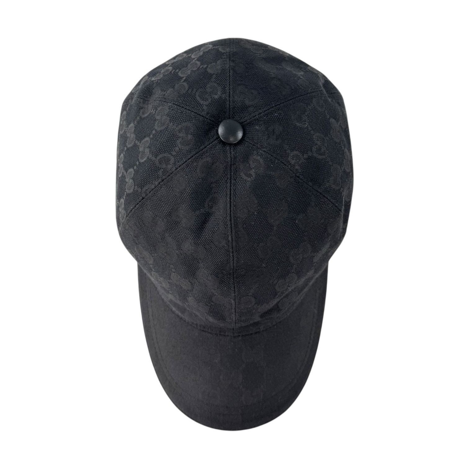 Gucci Gucci Sherry Line Black Monogram Baseball Cap Size ONE SIZE - 6 Thumbnail