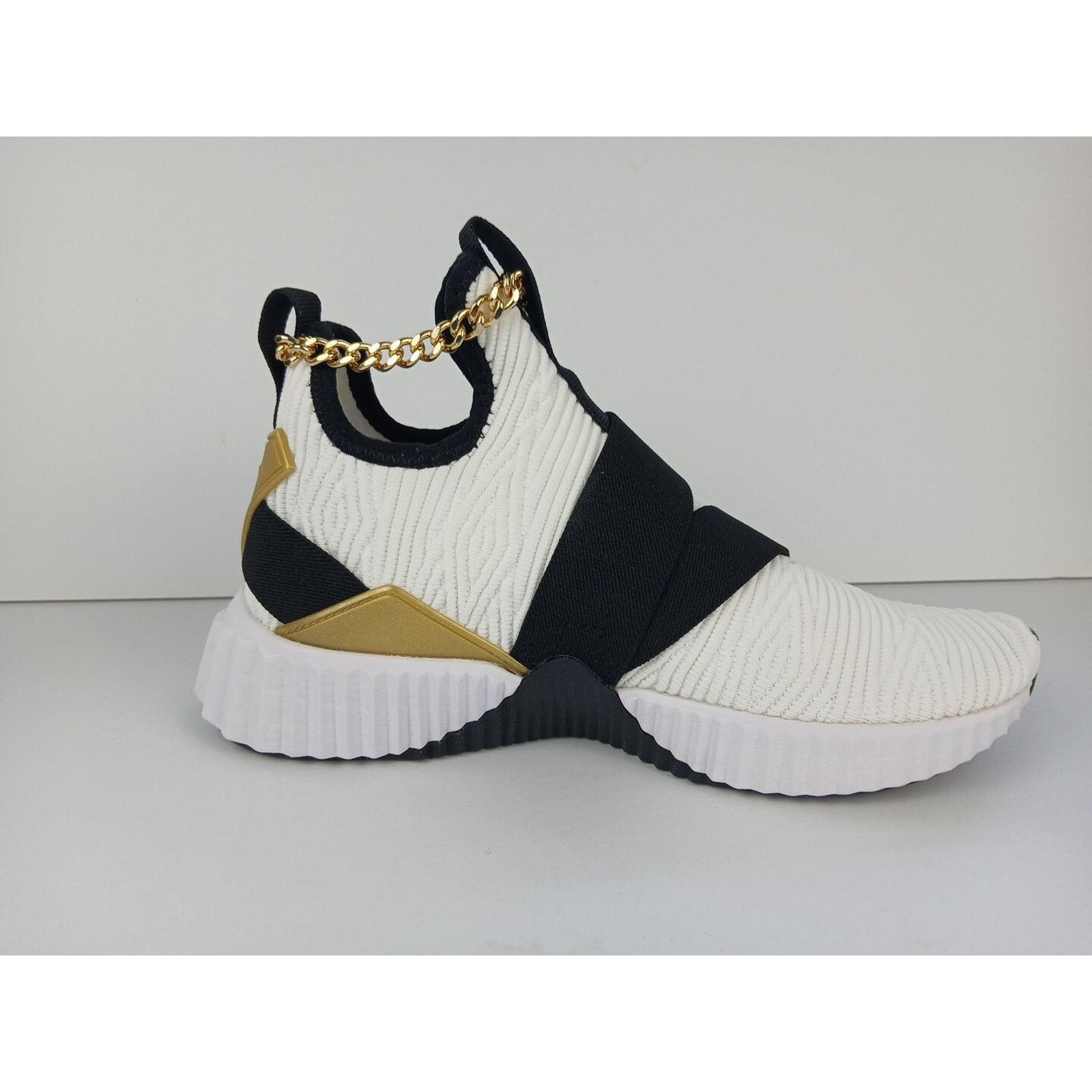Puma Puma Baby Phat X Defy Mid Women Sz 6.5 White/Blk Shoes Size US 6.5 / IT 36.5 - 20 Thumbnail