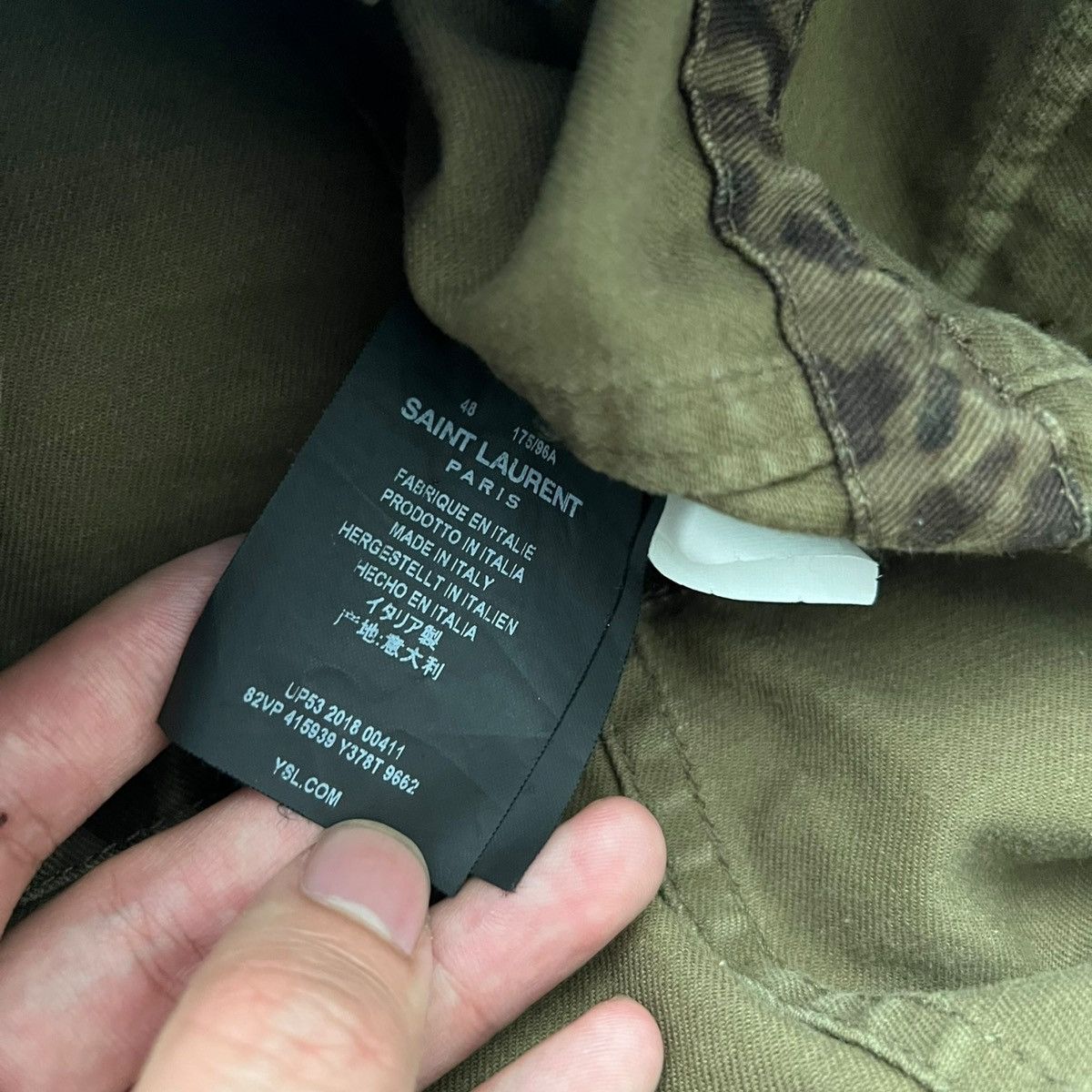 Saint Laurent Paris Slp leopard field jacket Size US L / EU 52-54 / 3 - 4 Thumbnail