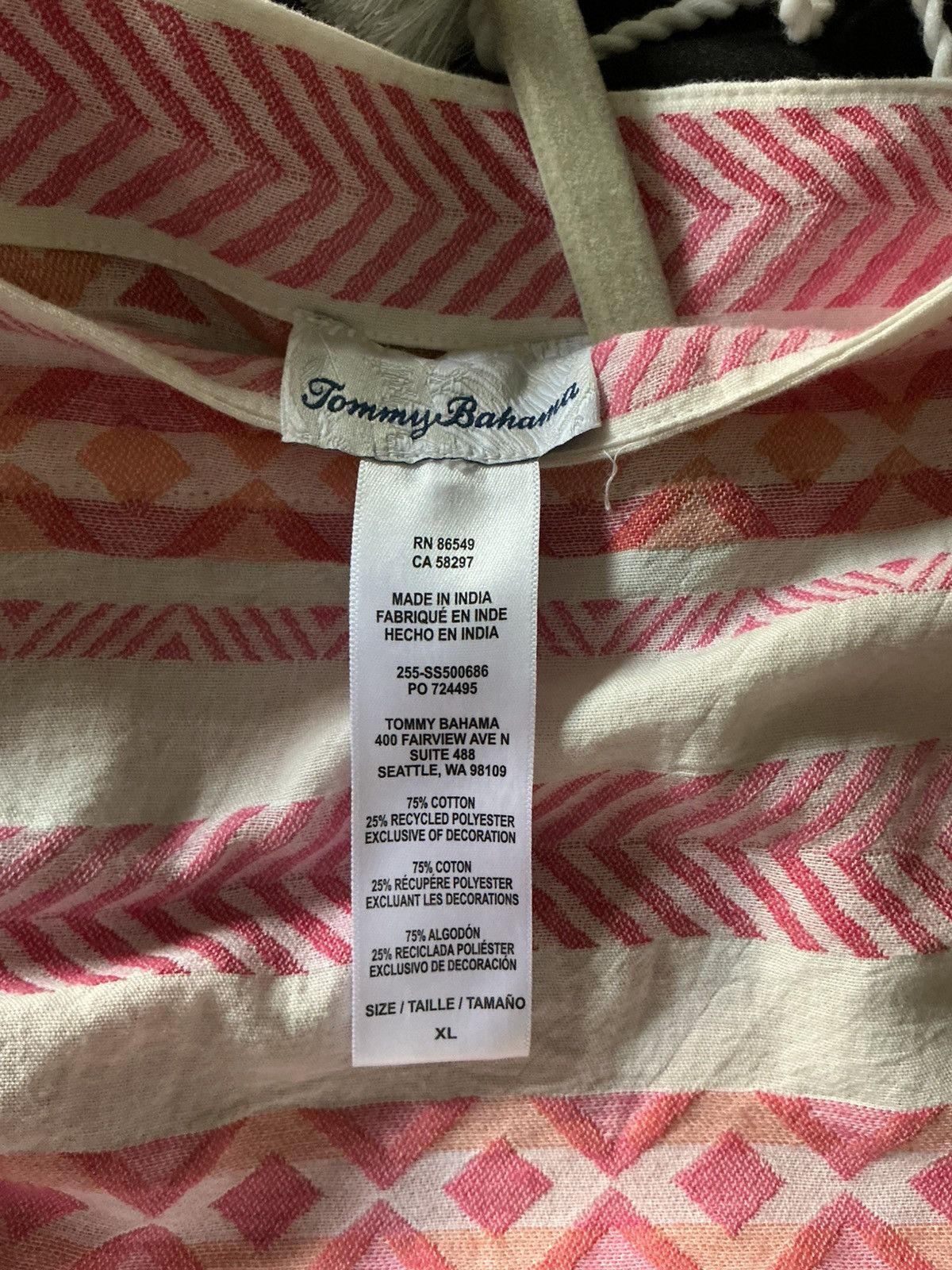 Tommy Bahama Geo jacquard midi coverup dress Size XL / US 12-14 / IT 48-50 - 7 Thumbnail