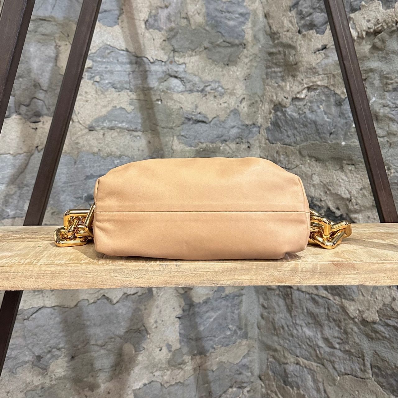 Bottega Veneta Bottega Veneta Light Brown Leather The Chain Pouch Clutch Size ONE SIZE - 8 Thumbnail