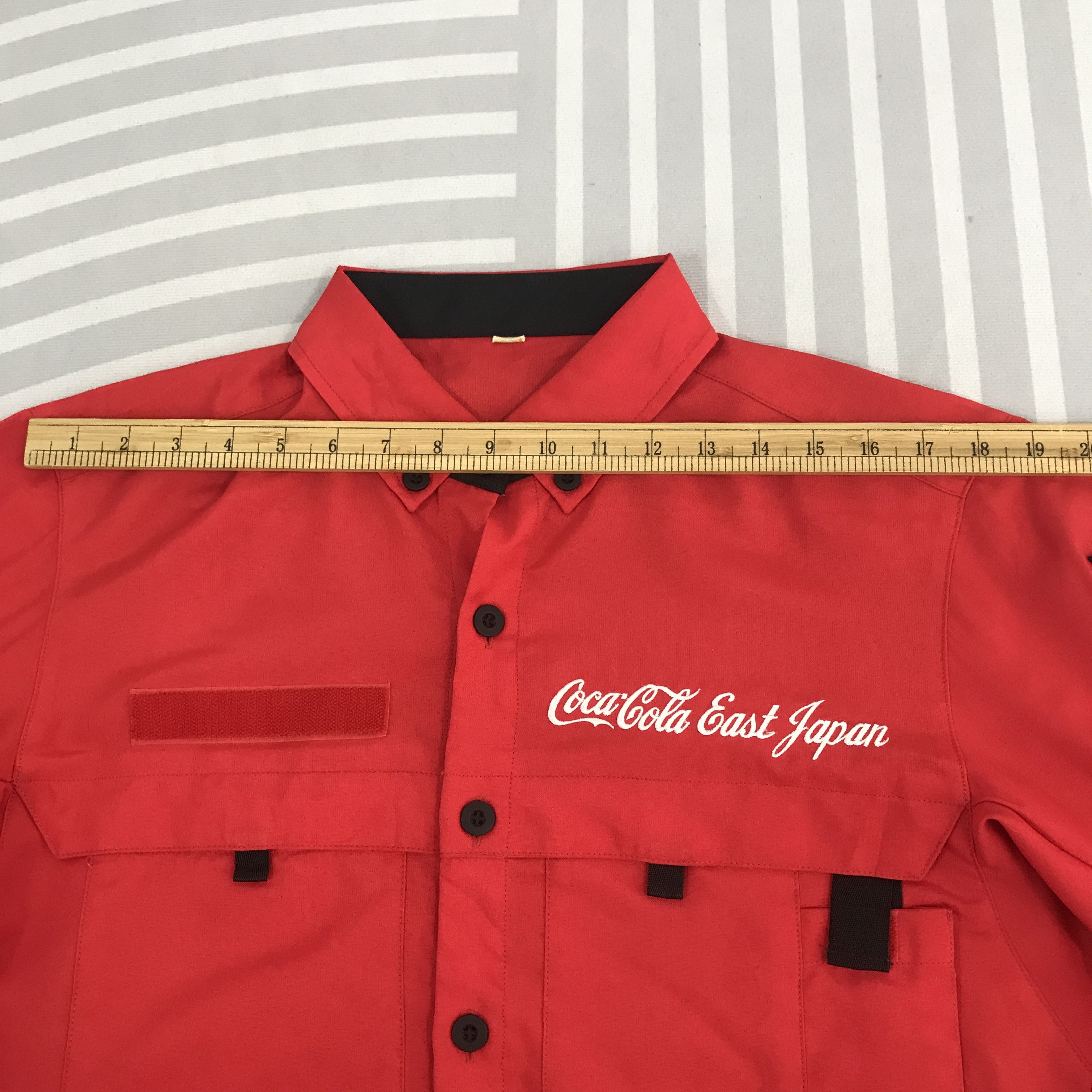 Coca Cola × Vintage Vintage 90s Coca Cola Long Sleeve button upShirt Size US L / EU 52-54 / 3 - 5 Thumbnail