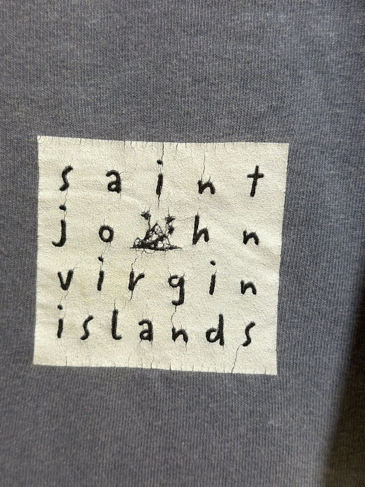 Anvil × Sears × Vintage Vintage Saint John Virgin Island Faded Tee Size US M / EU 48-50 / 2 - 2 Thumbnail