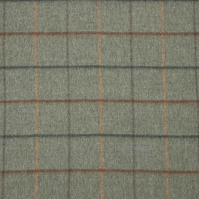 Loro Piana Loro Piana size 175*43cm Green checkered goat cashmere frin Size ONE SIZE - 4 Thumbnail