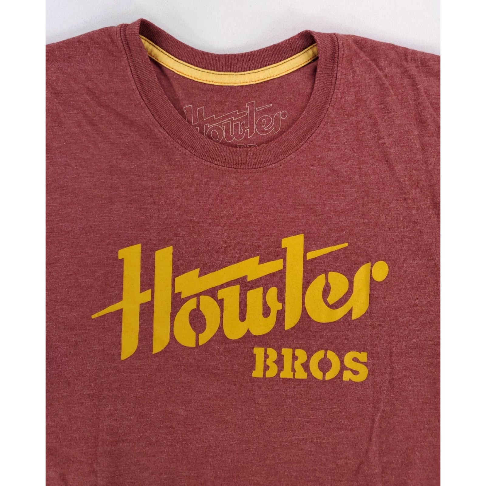 Howler Brothers Howler Bros Spellout T Shirt Short Sleeve Red Mens S Size US S / EU 44-46 / 1 - 2 Thumbnail