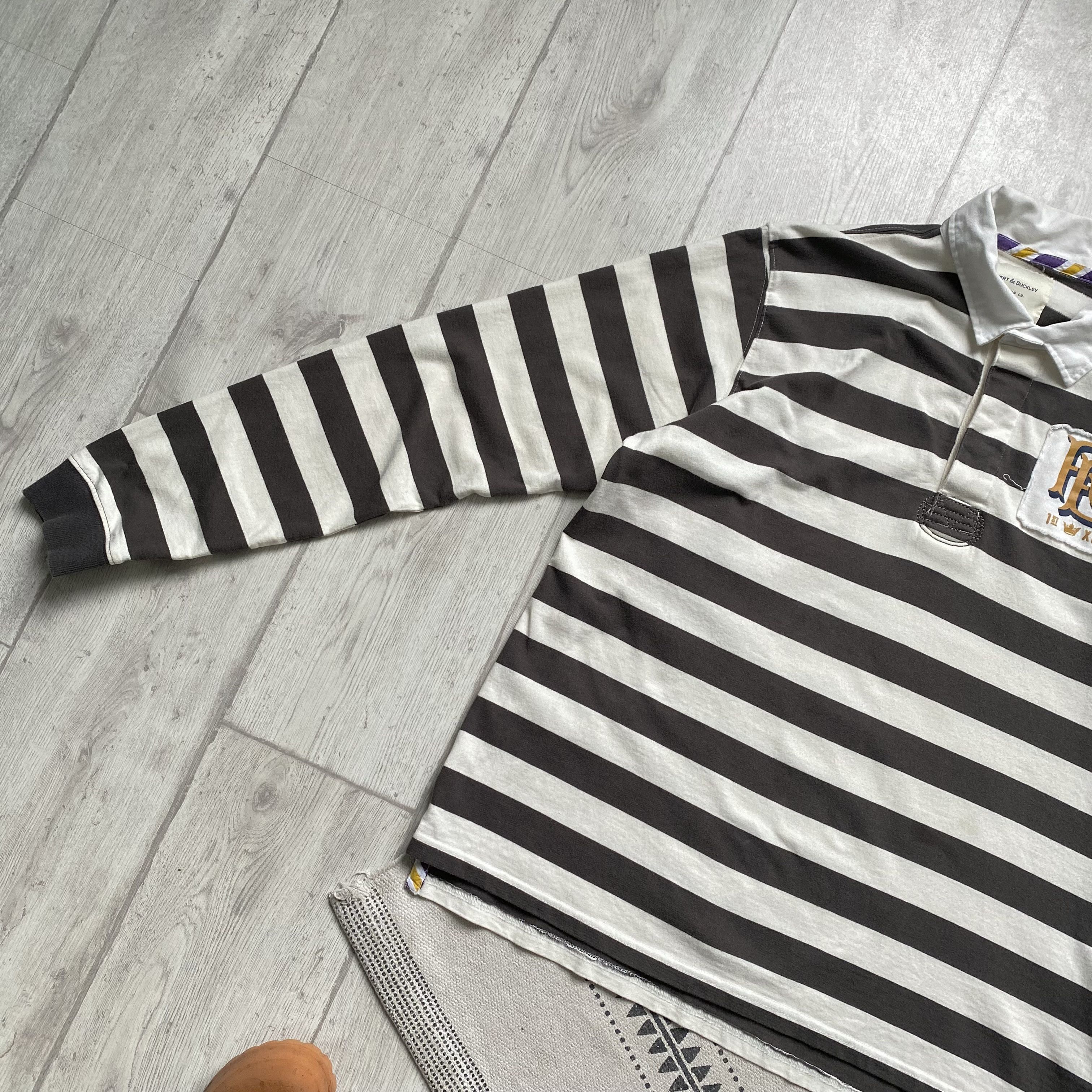 Polo Ralph Lauren Vintage 00s Ralph lauren vibe Stripped rugby shirt Size US XL / EU 56 / 4 - 7 Thumbnail