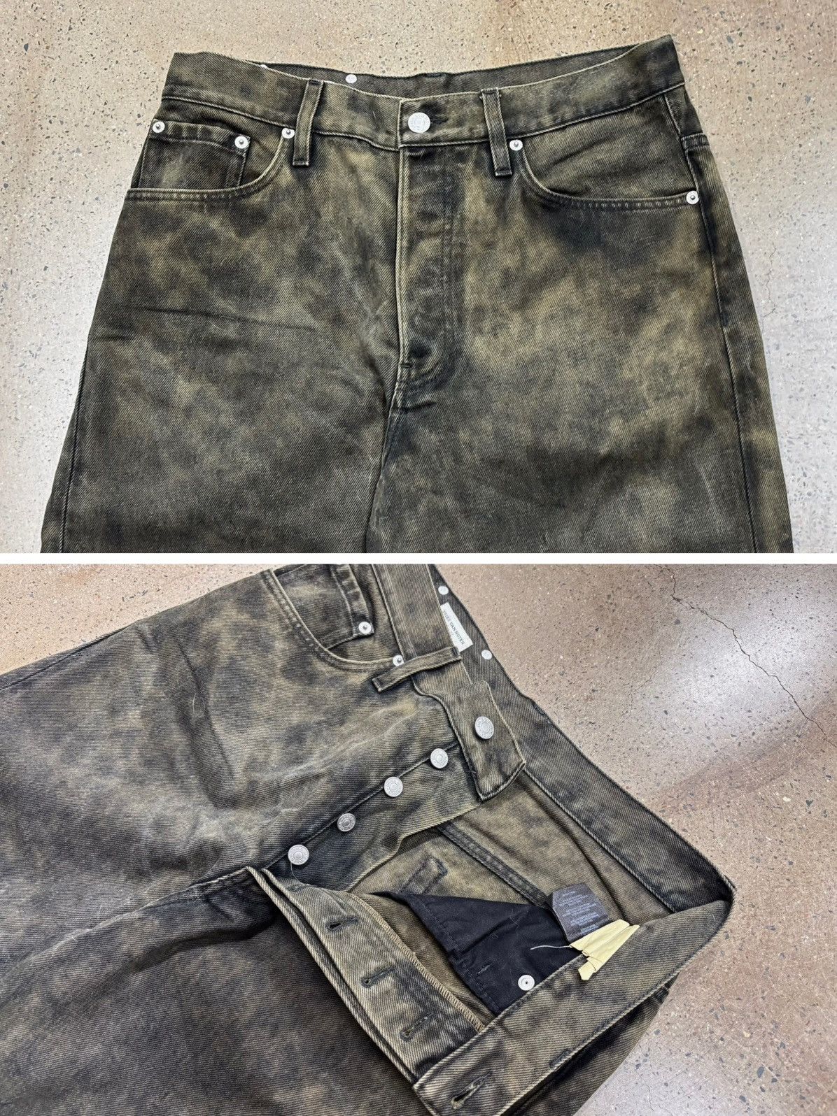 Dries Van Noten Dries Van Noten DVN Noten Garment Dyed Pine Pants Size US 31 - 3 Thumbnail