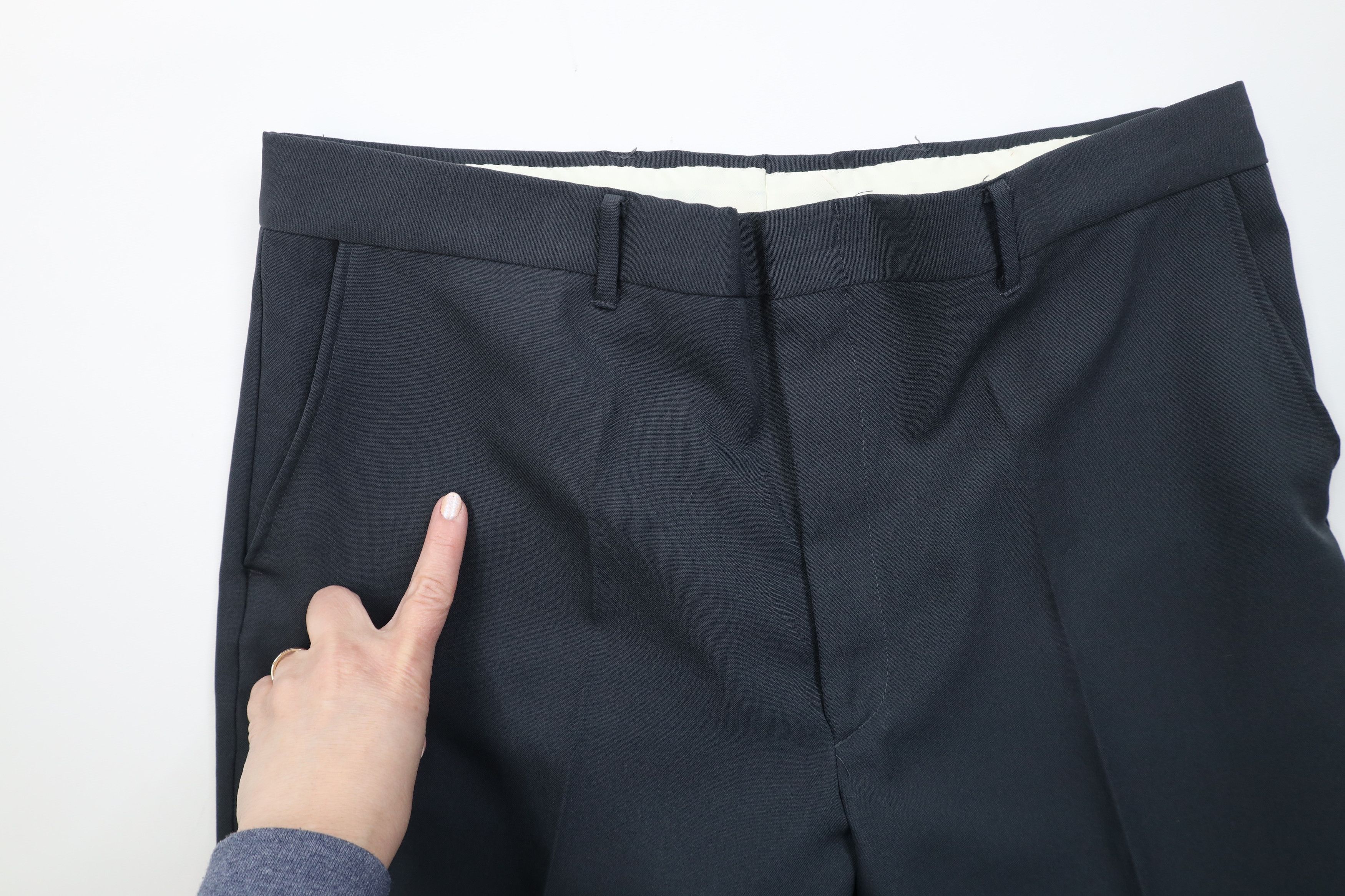Vintage Vintage 70s Streetwear Wide Leg Chino Pants Gray USA Size US 38 / EU 54 - 7 Thumbnail