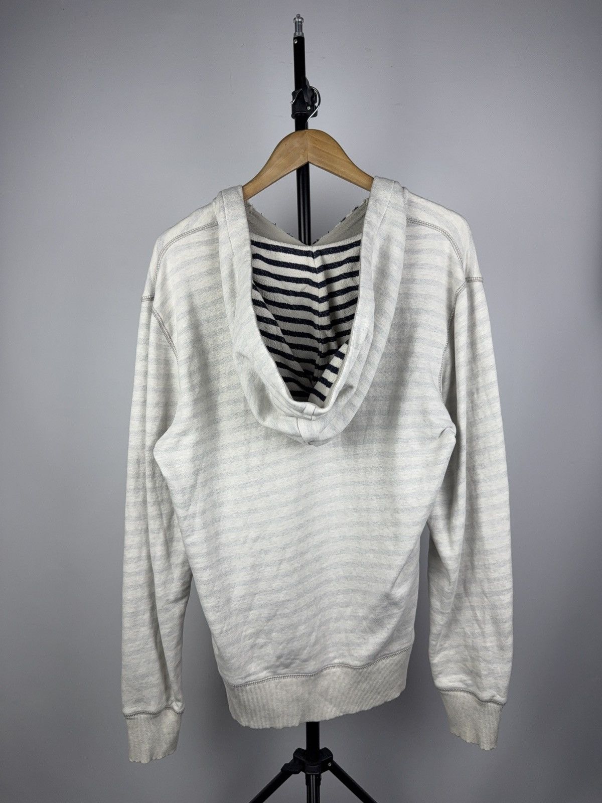 G-Star Vintage Retro 00s Big Logo G-Star Raw Stripe Hoodie Size US L / EU 52-54 / 3 - 8 Thumbnail