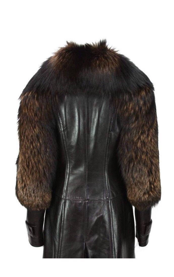 Gucci GUCCI Tom Ford FW2003 Runway Leather Coat Archive Rare Size S / US 4 / IT 40 - 5 Thumbnail