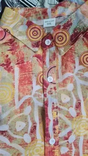 Other Men's Cotton Polyester Boho Short Sleeve Shirt Size US XL / EU 56 / 4 - 3 Thumbnail
