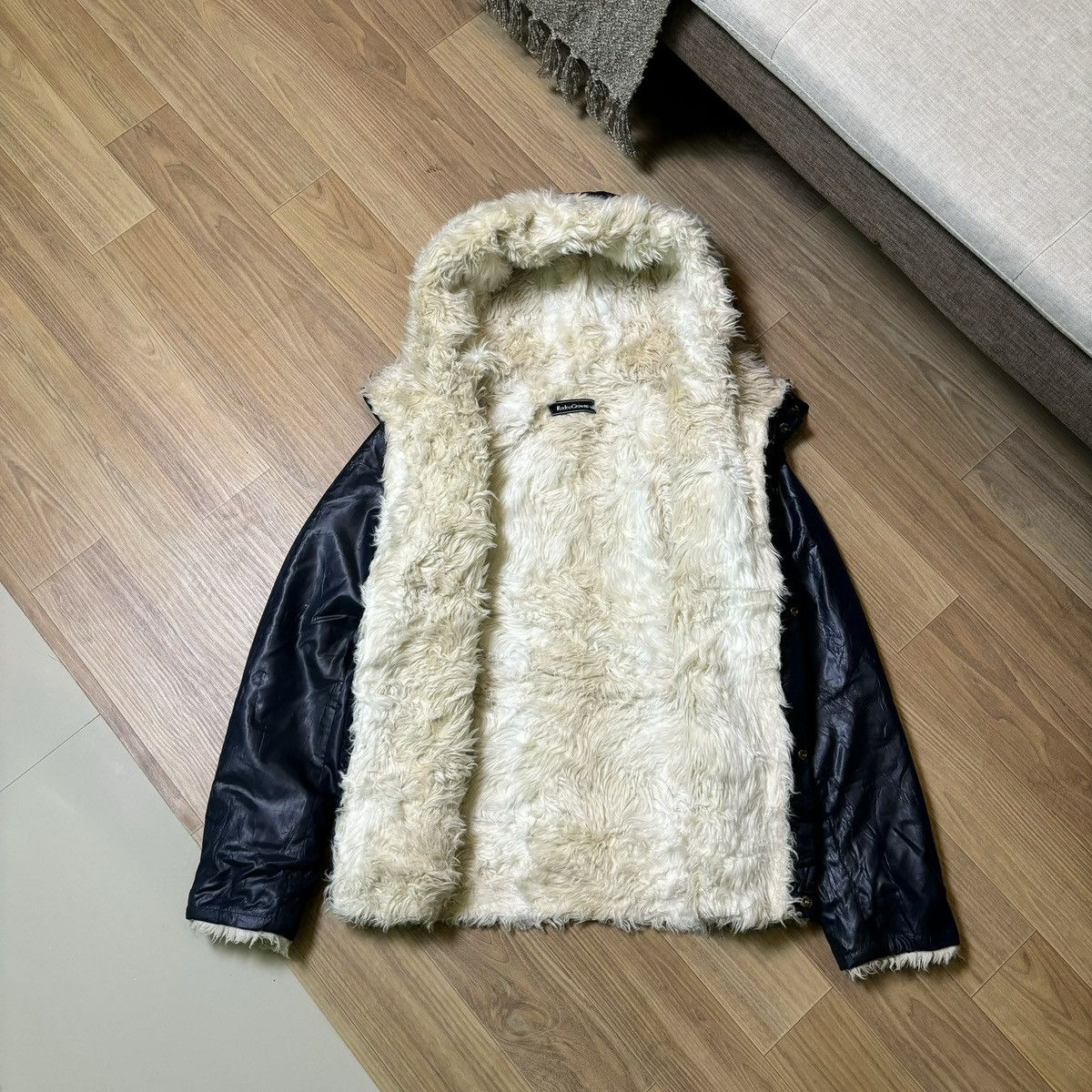 If Six Was Nine × Le Grande Bleu (L.G.B.) Rodeo crowns Fur faux jacket IfSixWasNine LGB Style Size US M / EU 48-50 / 2 - 4 Thumbnail