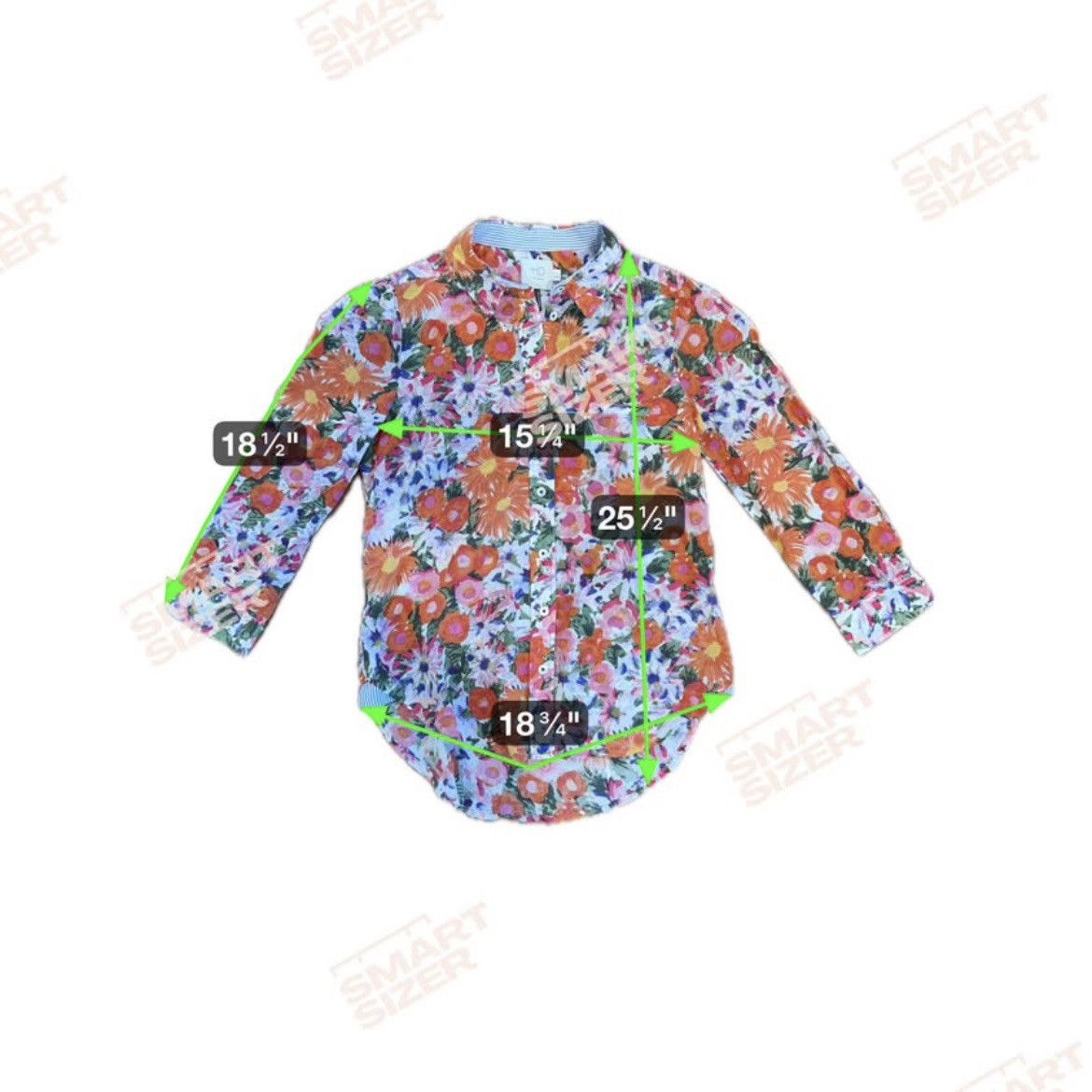 Anthropologie Anthropologie HD in Paris Floral Button Up Shirt - Size 2 Size XS / US 0-2 / IT 36-38 - 6 Thumbnail