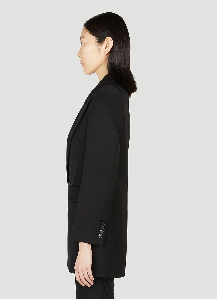 Saint Laurent Paris o1tp1o0125 Double Breasted Jacket In Wool in Black Size M / US 6-8 / IT 42-44 - 5 Thumbnail