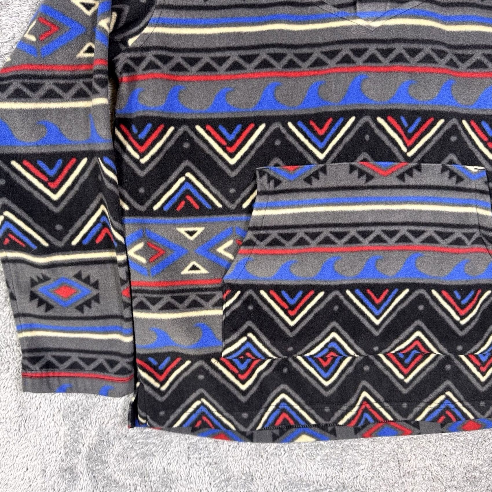 O'Neill O'Neill Hoodie Mens M Southwestern Aztec Henley Standard Fit Pullover Fleece Size US M / EU 48-50 / 2 - 3 Thumbnail