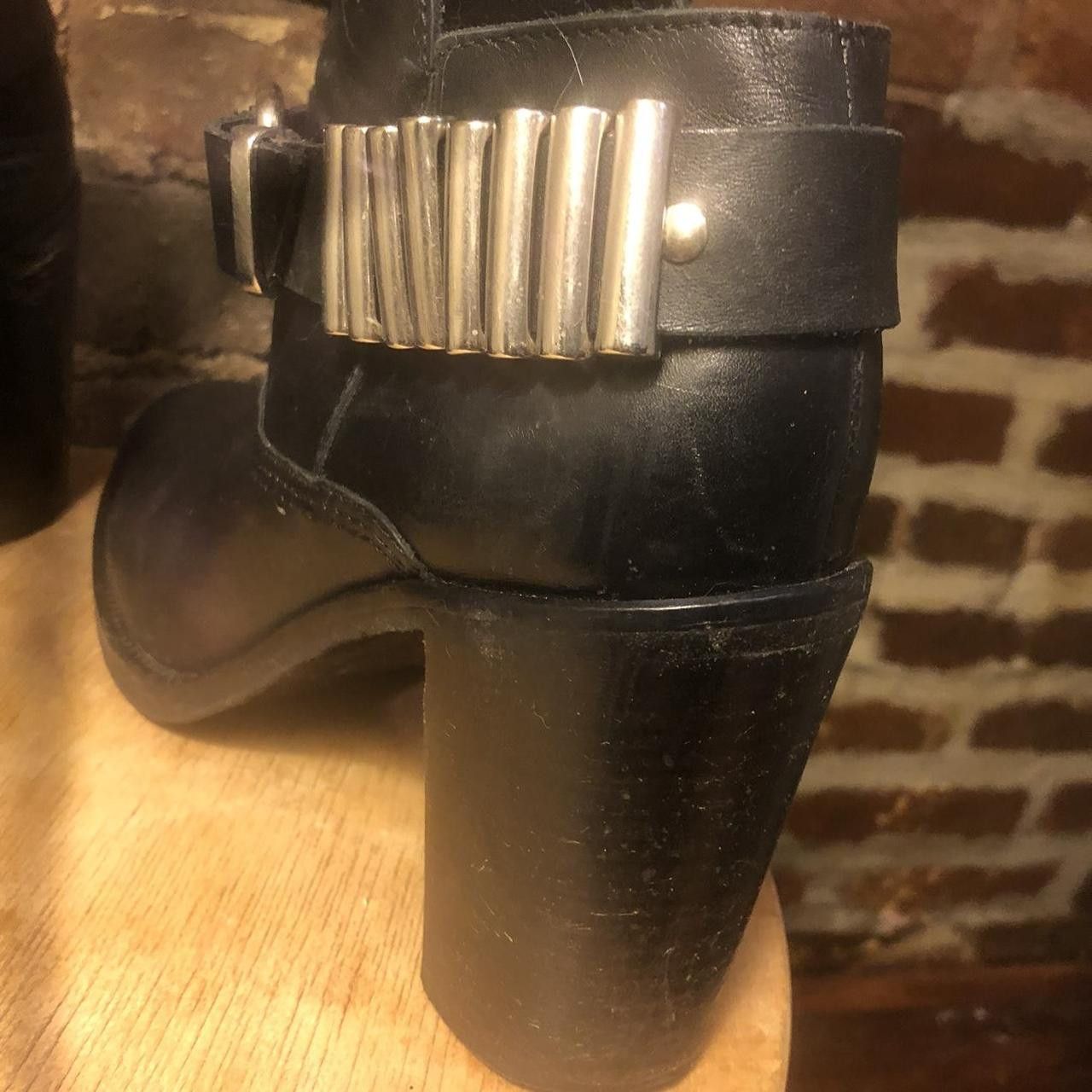 McQ Alexander McQueen McQ by Alexander Mcqueen Black Wick Bullet Ankle Boots Size US 10 / IT 40 - 2 Thumbnail