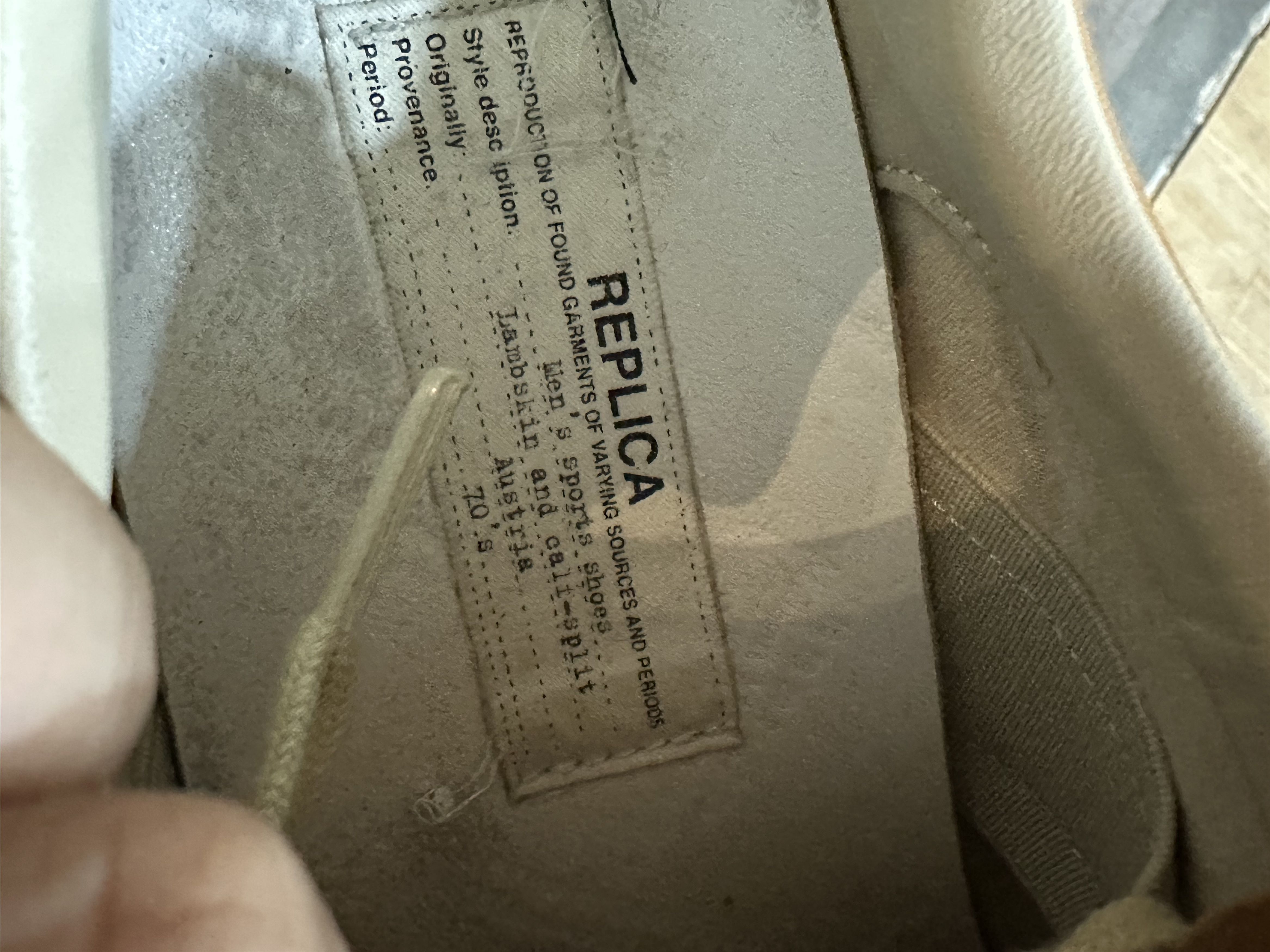 Maison Margiela Maison Margiela GATS Replica Sneaker Brown Size US 6.5 / EU 39-40 - 10 Thumbnail