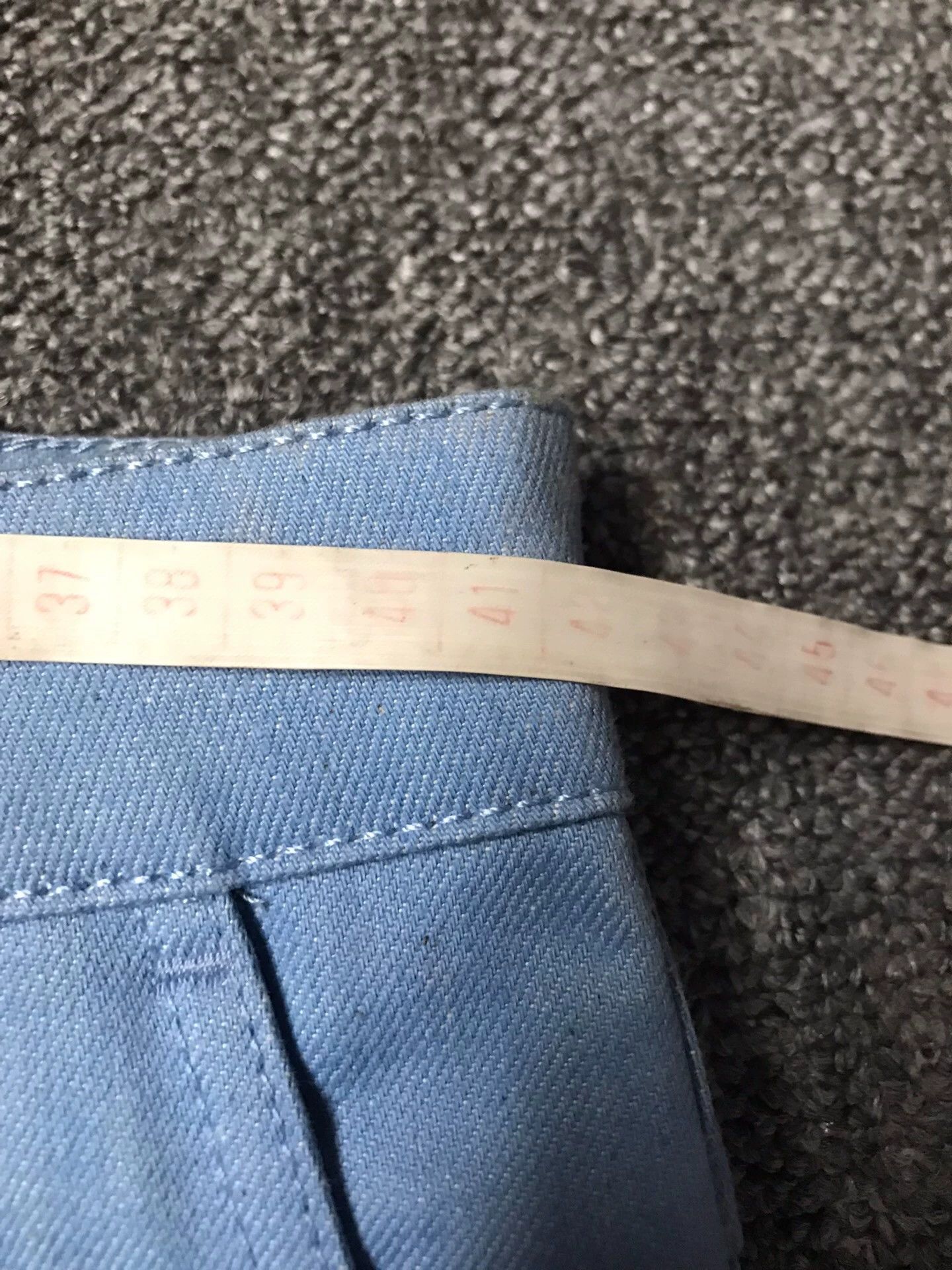 Loewe Loewe light blue cotton jeans 38 cuffed Size US 38 / EU 54 - 6 Thumbnail
