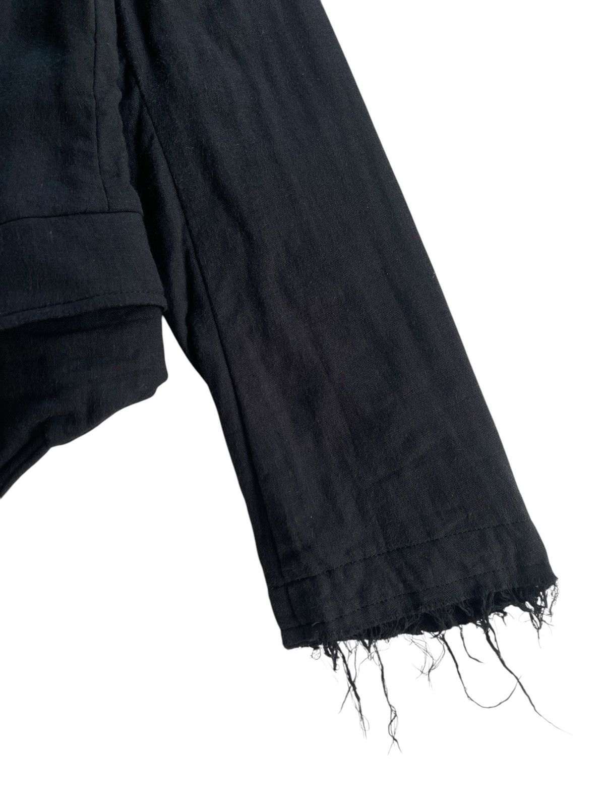 Yohji Yamamoto AW2012 Yohji Yamamoto Y's Distressed Cropped Jacket Size XS / US 0-2 / IT 36-38 - 7 Thumbnail