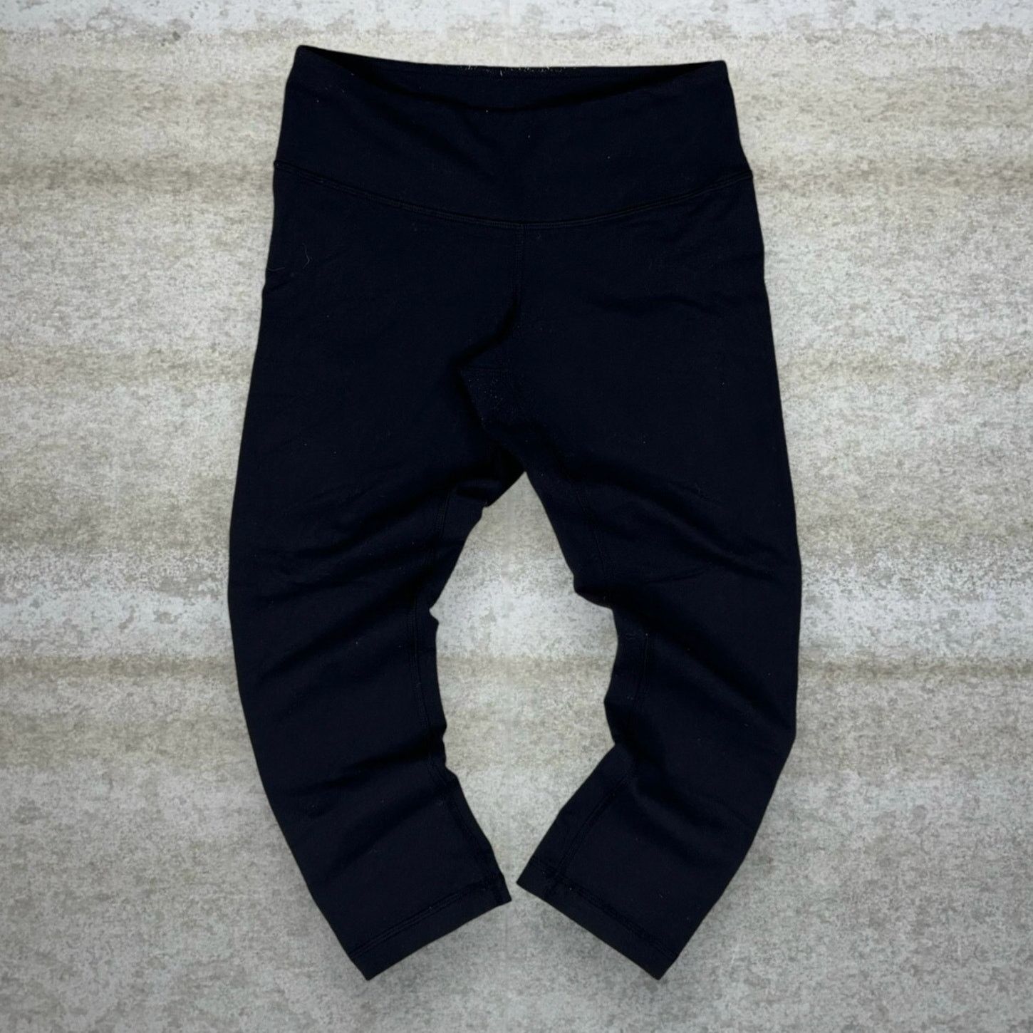 Vintage Y2K Lululemon Leggings Size 4 Jet Black Polyester