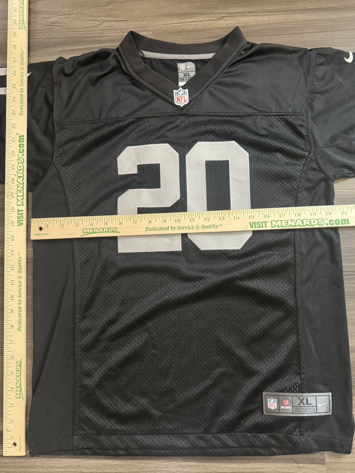 Nike Youth XL Nike Oakland Raiders #20 Darren McFadden Stitched Size US XL / EU 56 / 4 - 5 Thumbnail