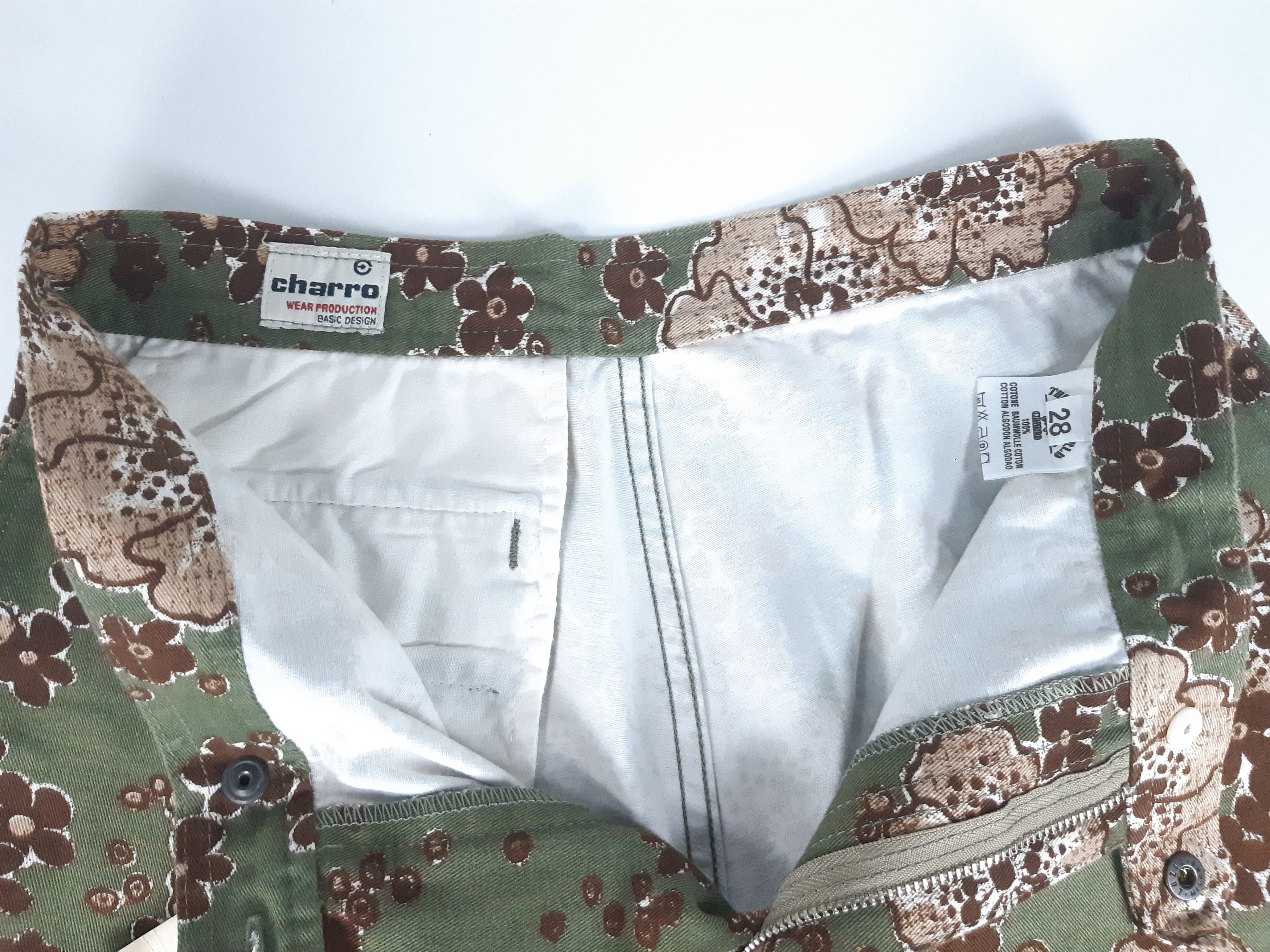 Other Vintage 90s CHARRO floral pants Italy size 28 NWT Size 28" / US 6 / IT 42 - 6 Thumbnail