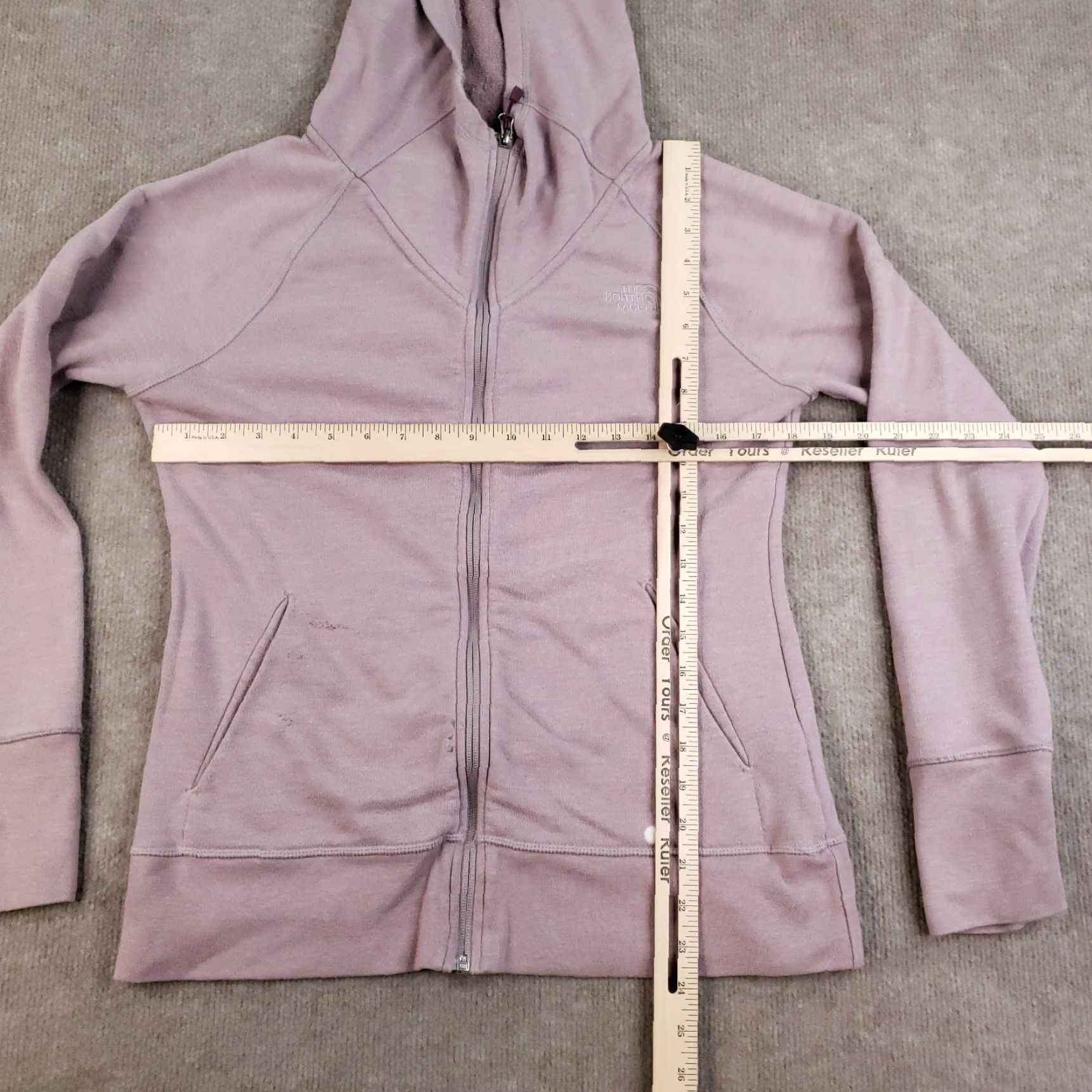 The North Face The North Face Fleece Hoodie Womens Medium Pink Full Zip Outdoor Jacket Size M / US 6-8 / IT 42-44 - 2 Thumbnail