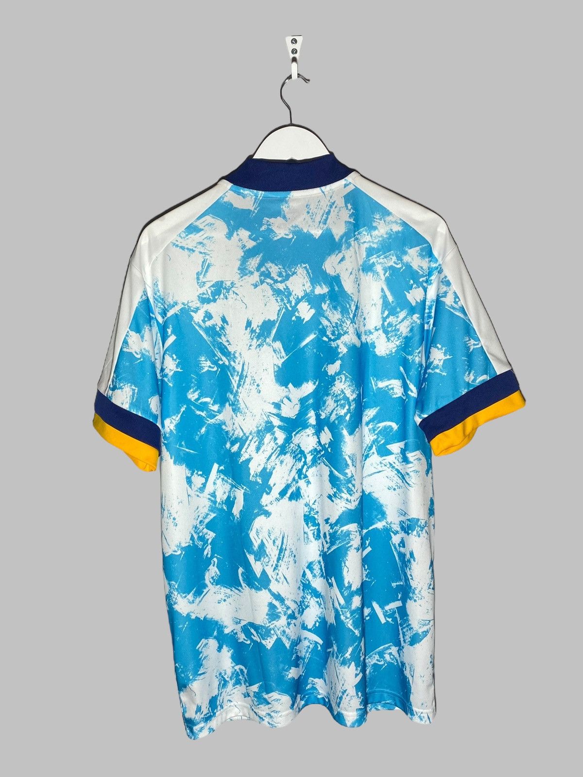 Adidas 🔥 ADIDAS WOLVES JERSEY BLUE SPLATTER FUTURE RAVE XL Size US XL / EU 56 / 4 - 2 Thumbnail