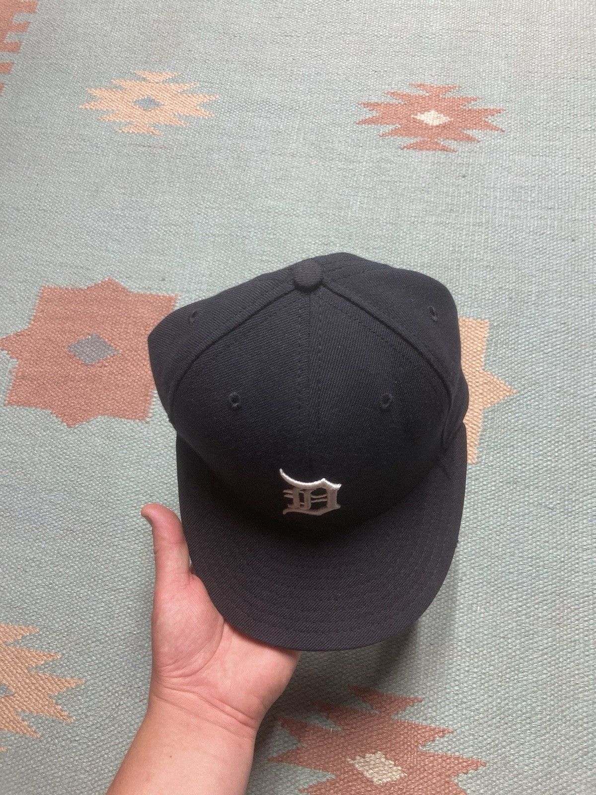 Vintage Authentic Detroit Tigers 7 3/8 New Era 59Fifty Fitted Hat Size ONE SIZE - 3 Thumbnail