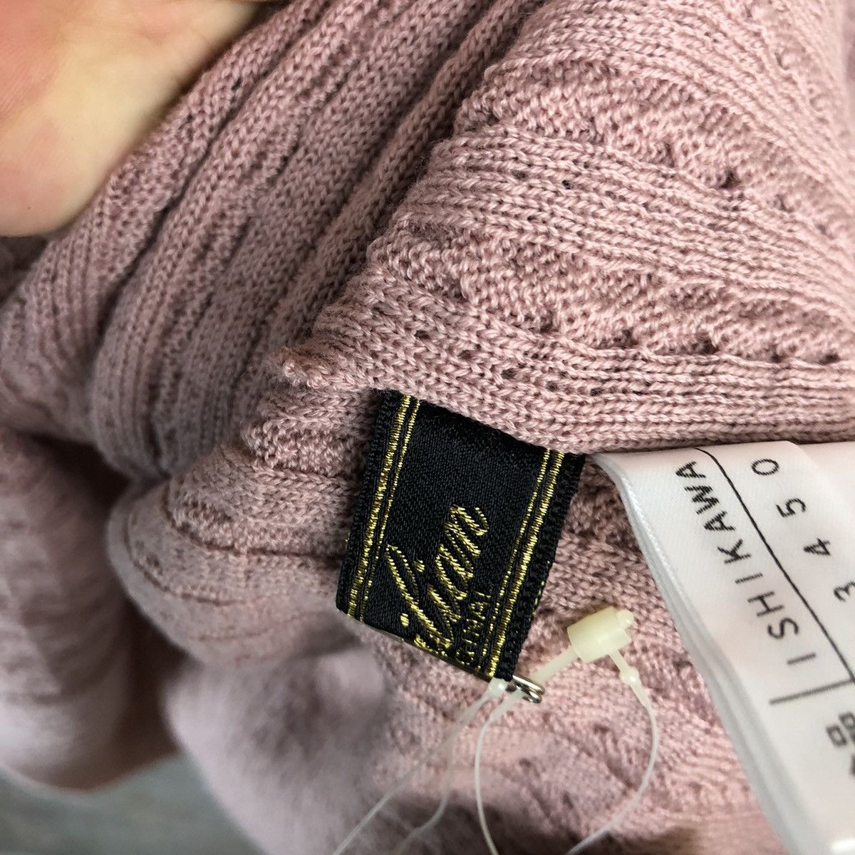 Homespun Knitwear × Japanese Brand Leilian Pink Cardigan ripped Knitwear #A1181 Size M / US 6-8 / IT 42-44 - 12 Thumbnail