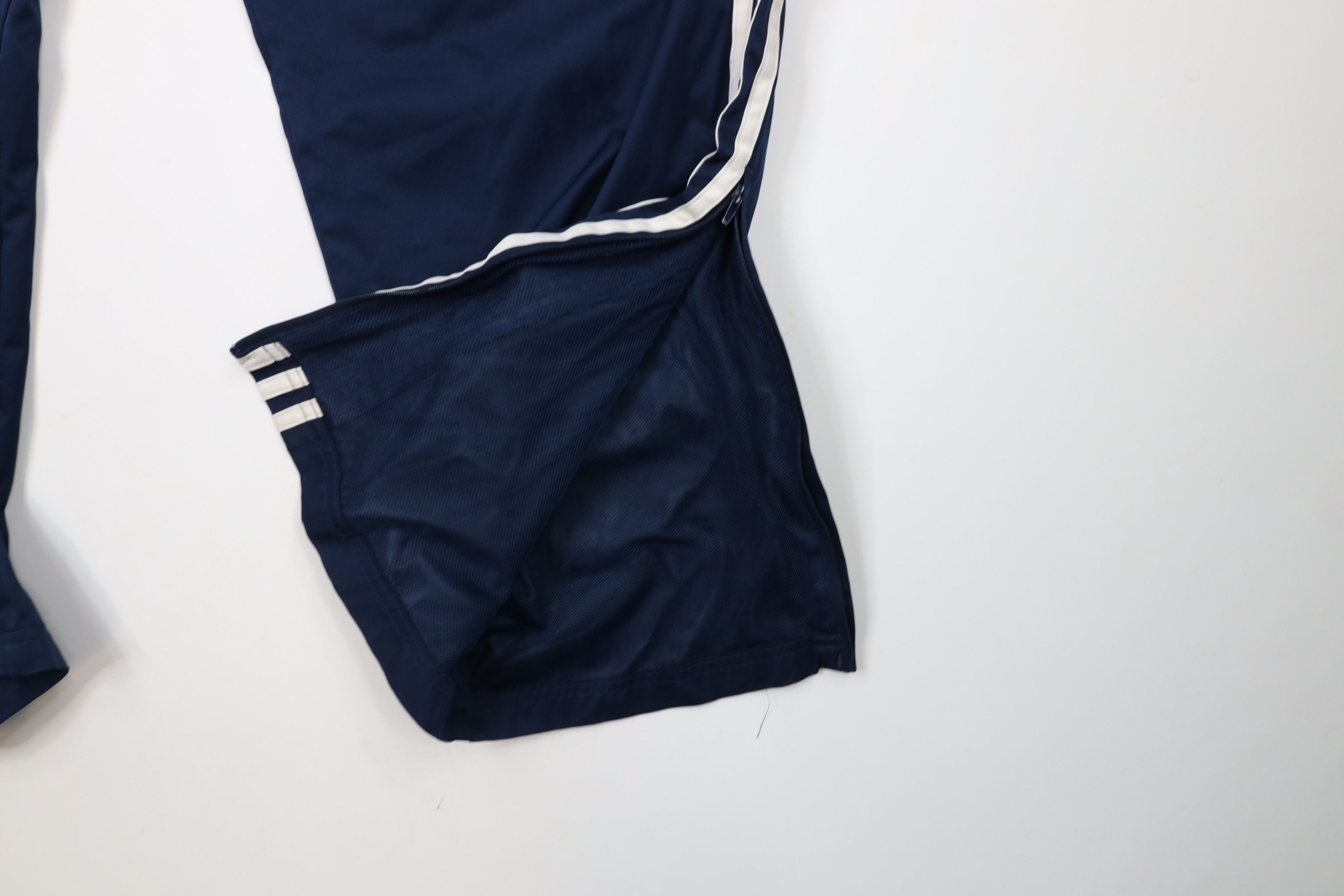 Adidas × Vintage Vintage Y2K Adidas Striped Lined Wide Leg Windbreaker Pants Size US 40 / EU 56 - 7 Thumbnail