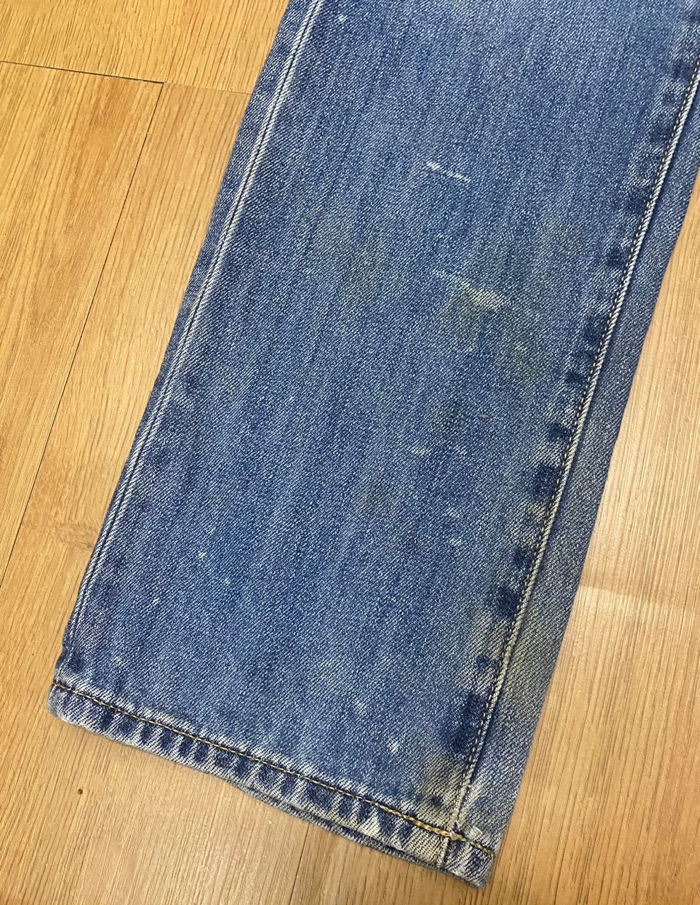 Japanese Brand Vintage Uniqlo Jeans Straight Distressed Denim Size US 30 / EU 46 - 13 Thumbnail