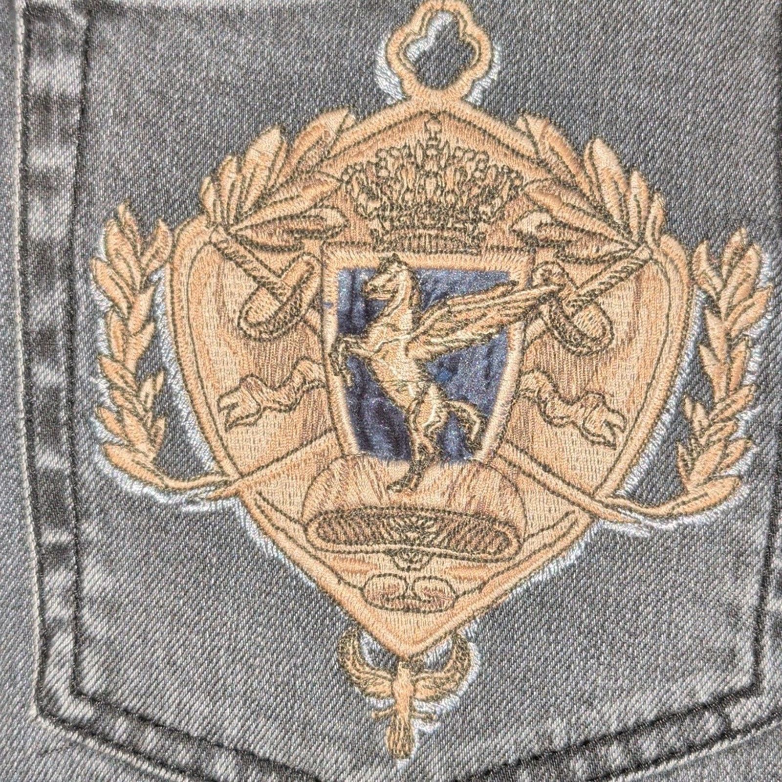 Etro Etro Gray Jeans with Intricate Embroidery Men's Size 34 Size US 34 / EU 50 - 2 Thumbnail
