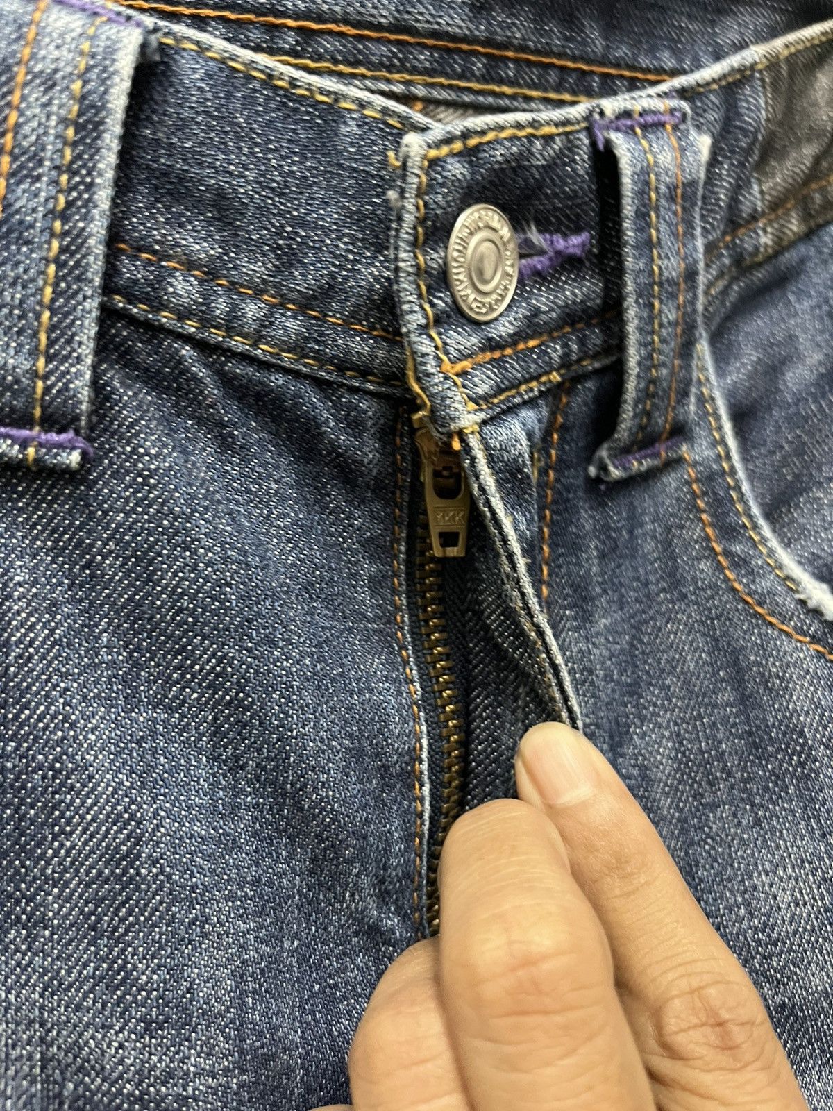 Takeo Kikuchi Vintage Takeo Kikuchi Japan Floral Embroidery Denim Pants Size US 32 / EU 48 - 8 Thumbnail