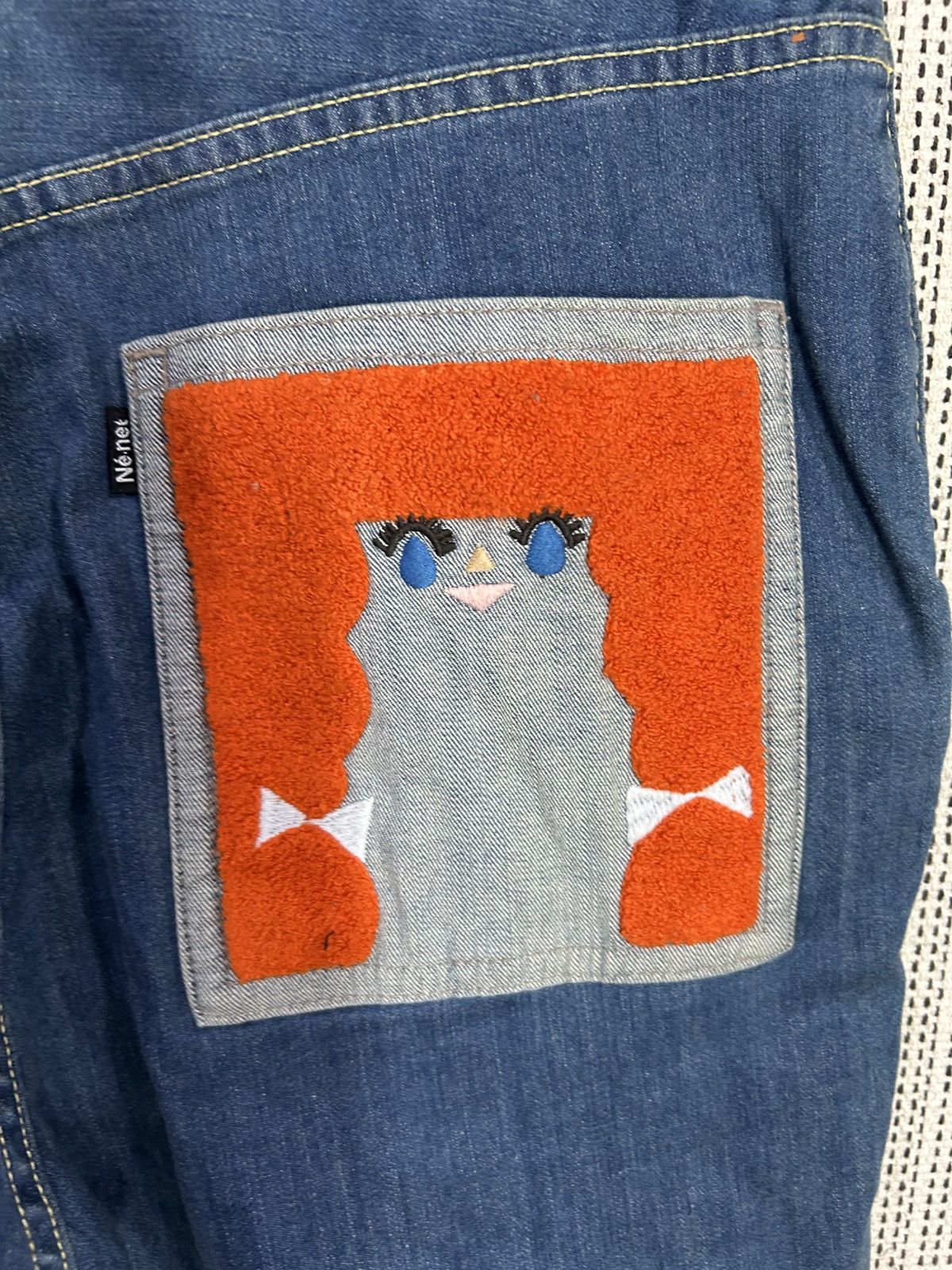 Ne-Net Vintage issey miyake ne-net high front denim regular fits Size US 32 / EU 48 - 3 Thumbnail