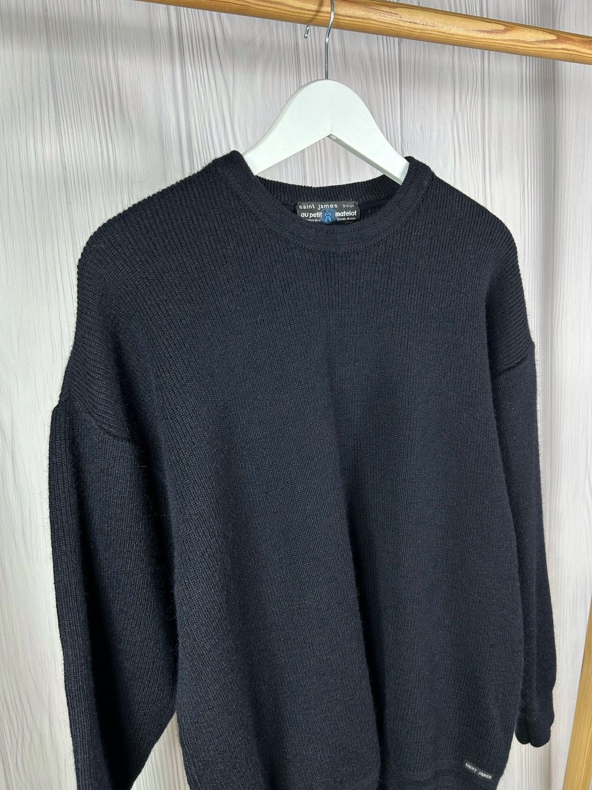 Saint James Vintage Saint James Au Petit Matelot Woolmark Sweater France Size US L / EU 52-54 / 3 - 2 Thumbnail