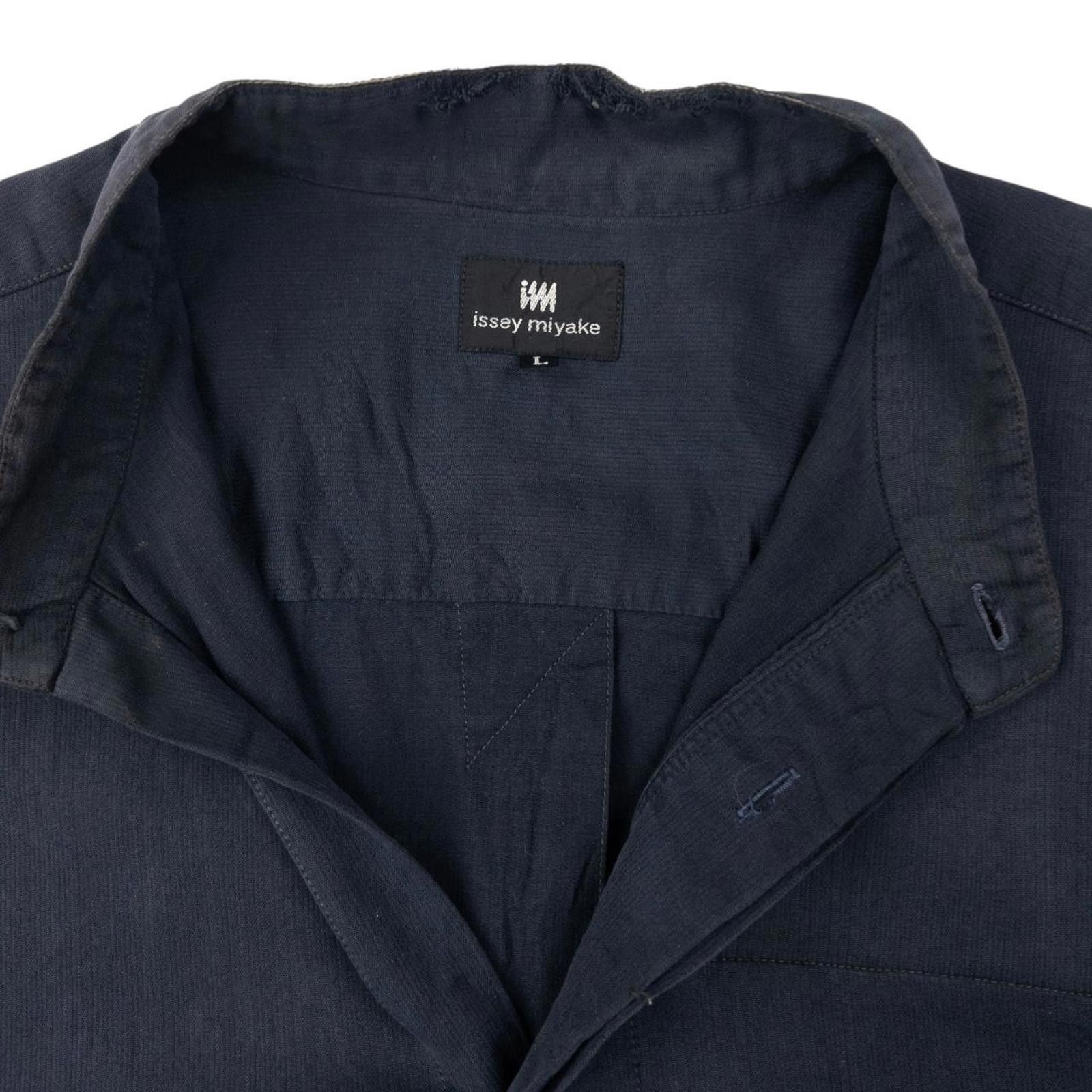 Issey Miyake Vintage Issey Miyake Long Sleeve Button Up Shirt Size L Size US L / EU 52-54 / 3 - 4 Thumbnail