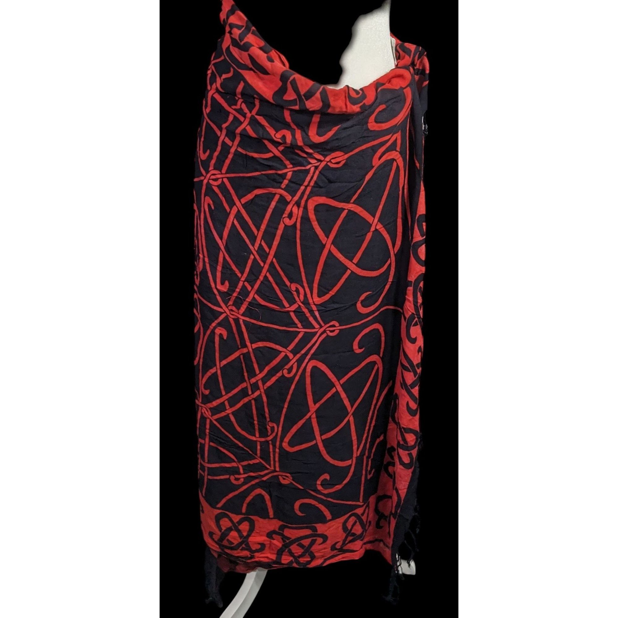 Other Curious Designs Red & Black Gothic Celtic Spider Tapestry Wr Size ONE SIZE - 3 Thumbnail