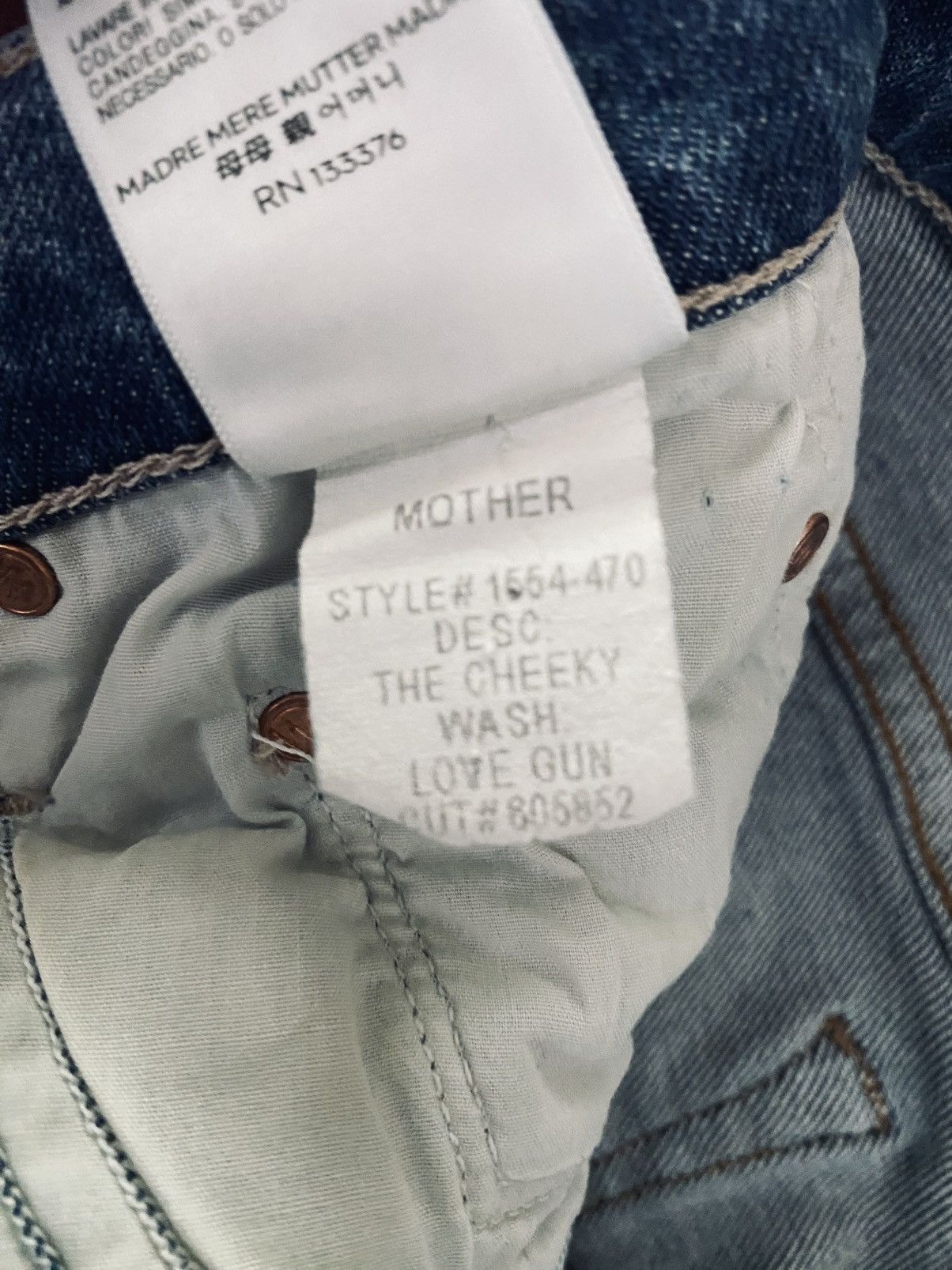 MOTHER Mother Denim The Cheeky Love Gun Relax Fit Jeans 24 EUC Size 24" / US 00 / IT 34 - 19 Thumbnail